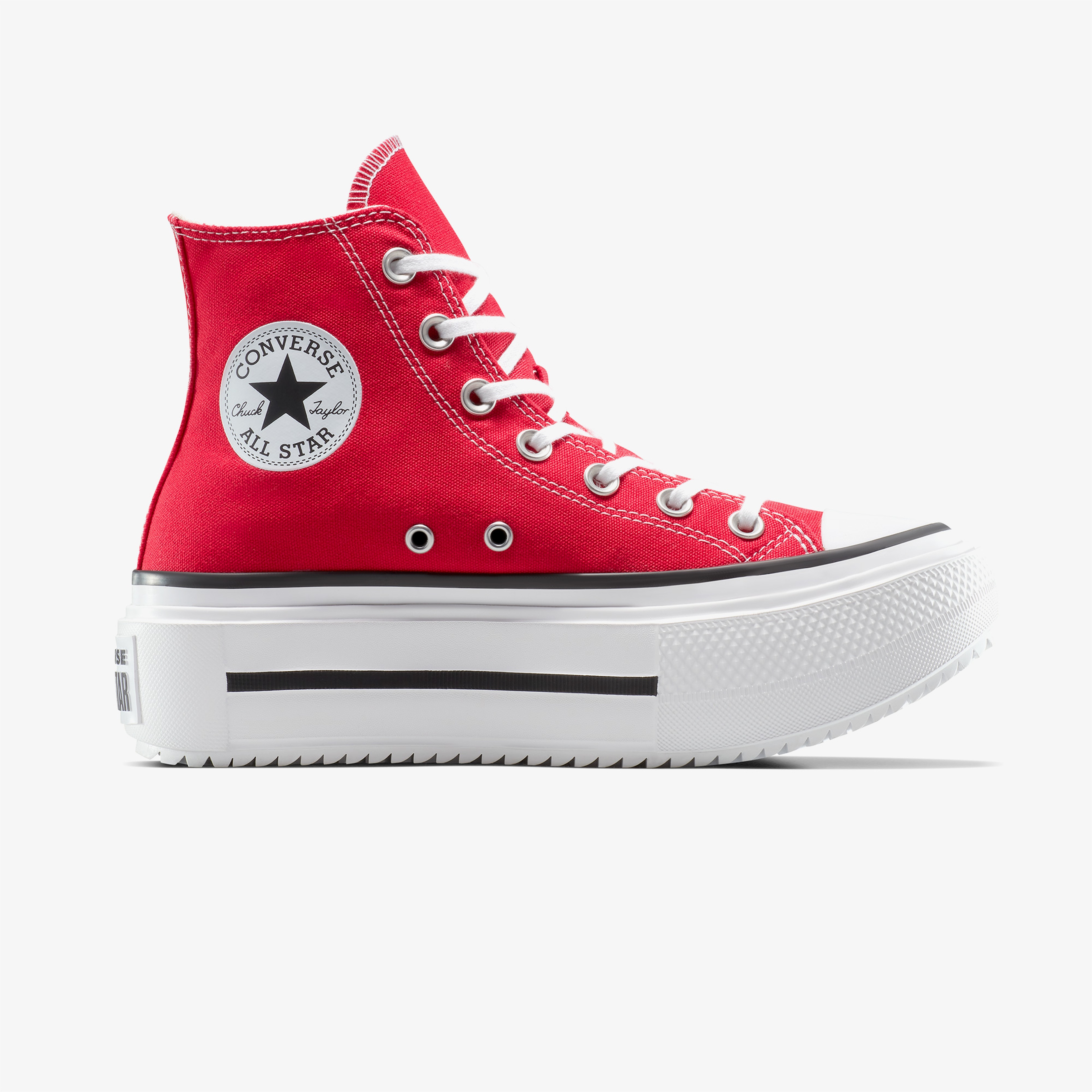 Converse Chuck Taylor All Star Lift Double Stack Platform Kadın Kırmızı Sneaker