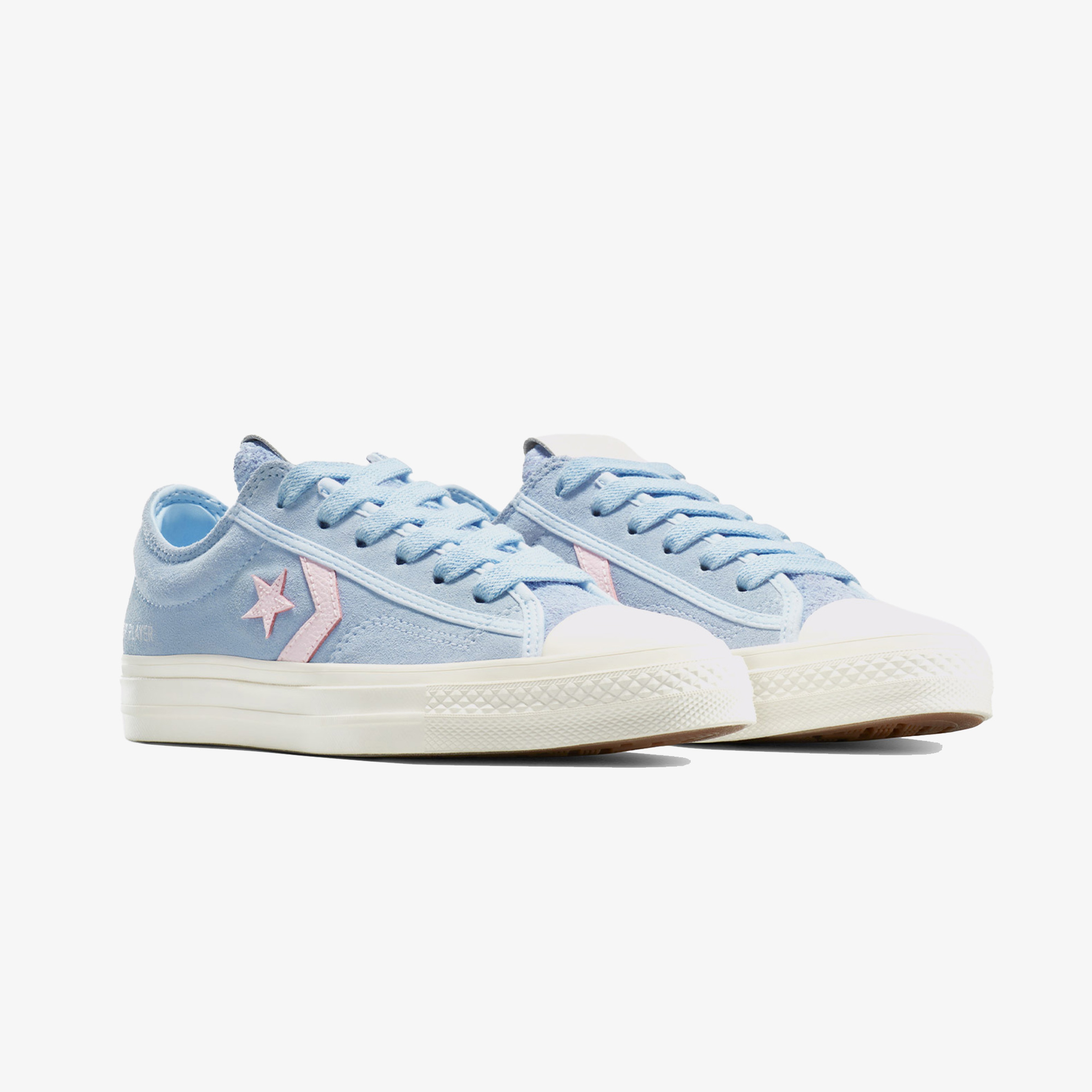 Converse Star Player 76 Colorful Suede Kadın Mavi Sneaker
