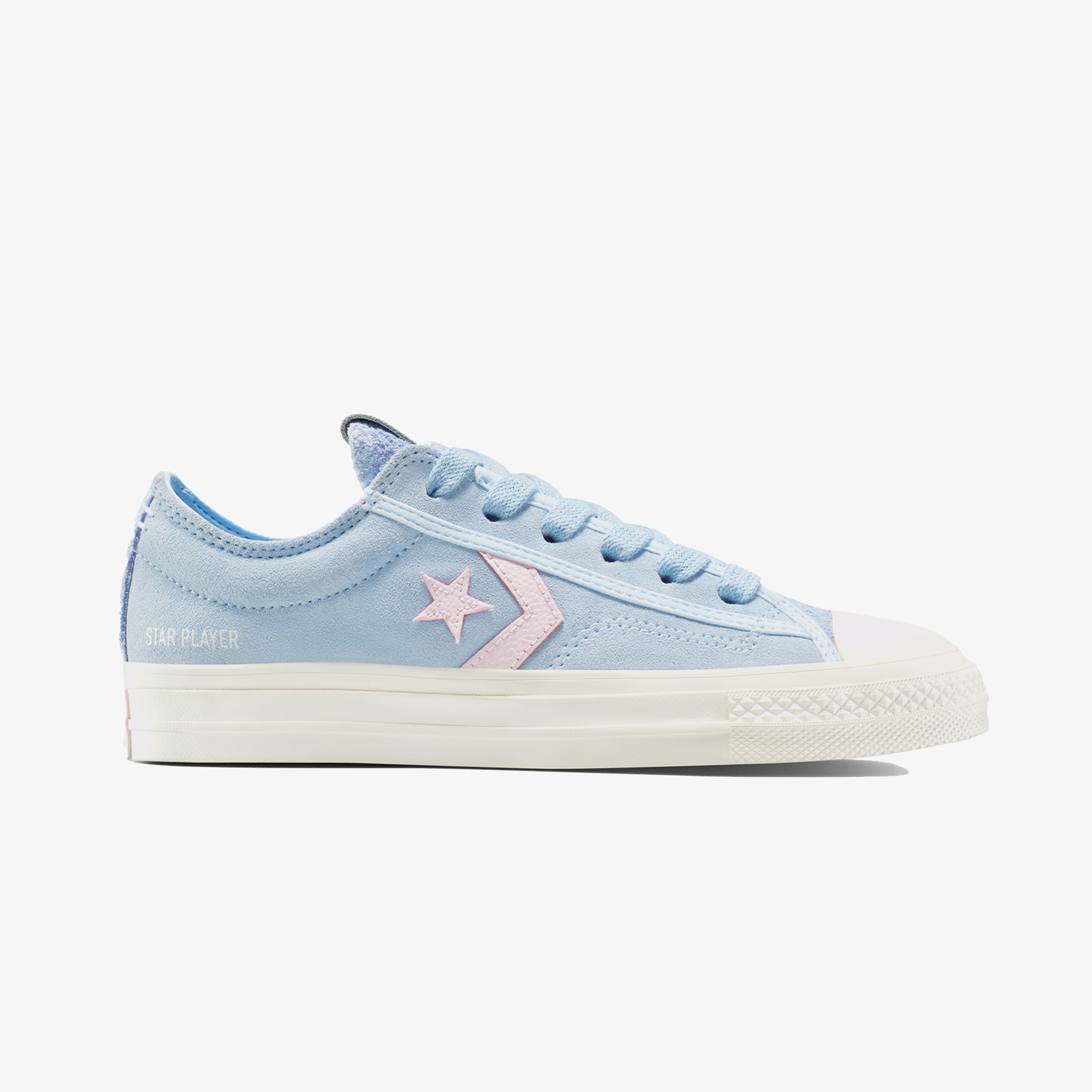 Converse Star Player 76 Colorful Suede Kadın Mavi Sneaker