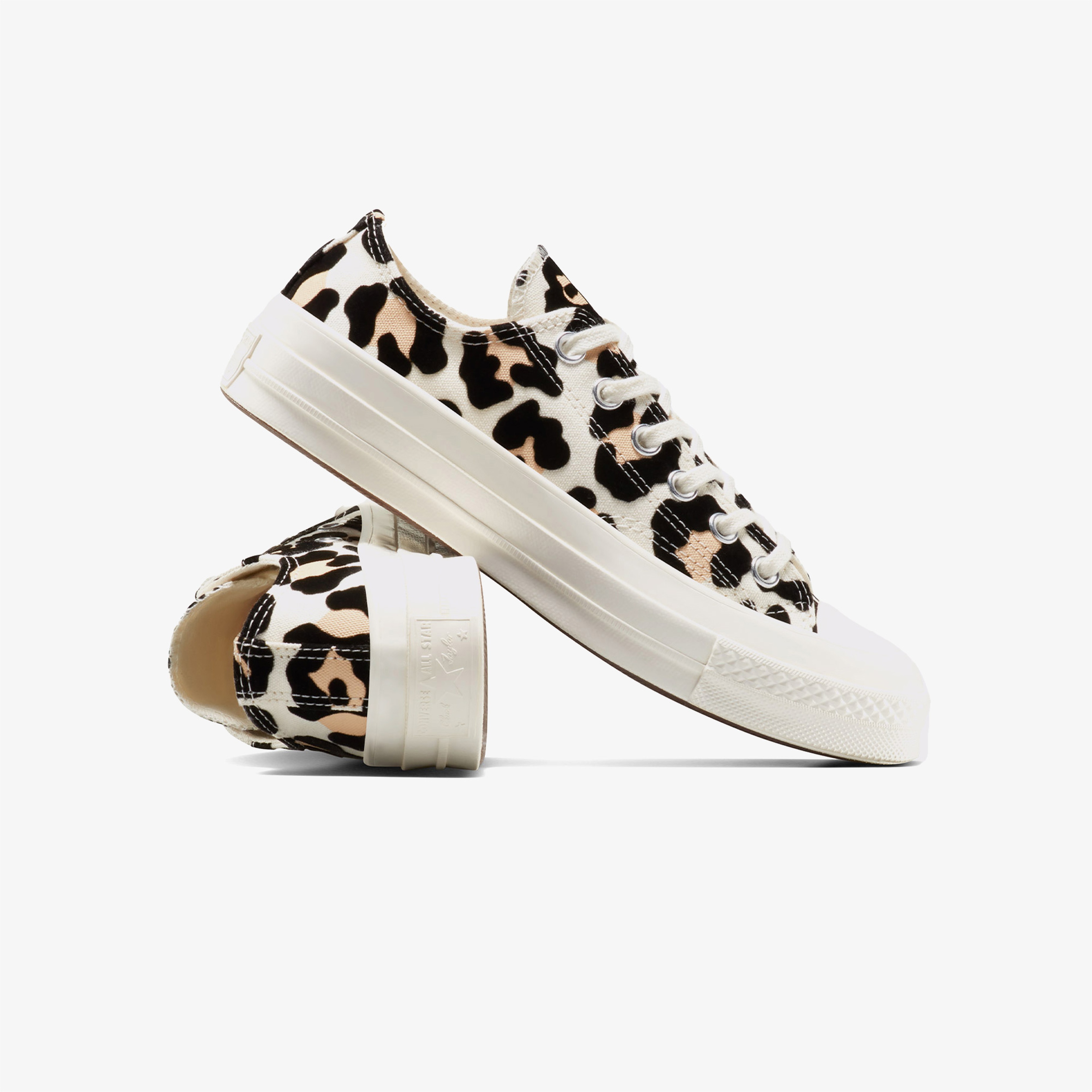 Converse Chuck 70 Leopard Unisex Krem Sneaker