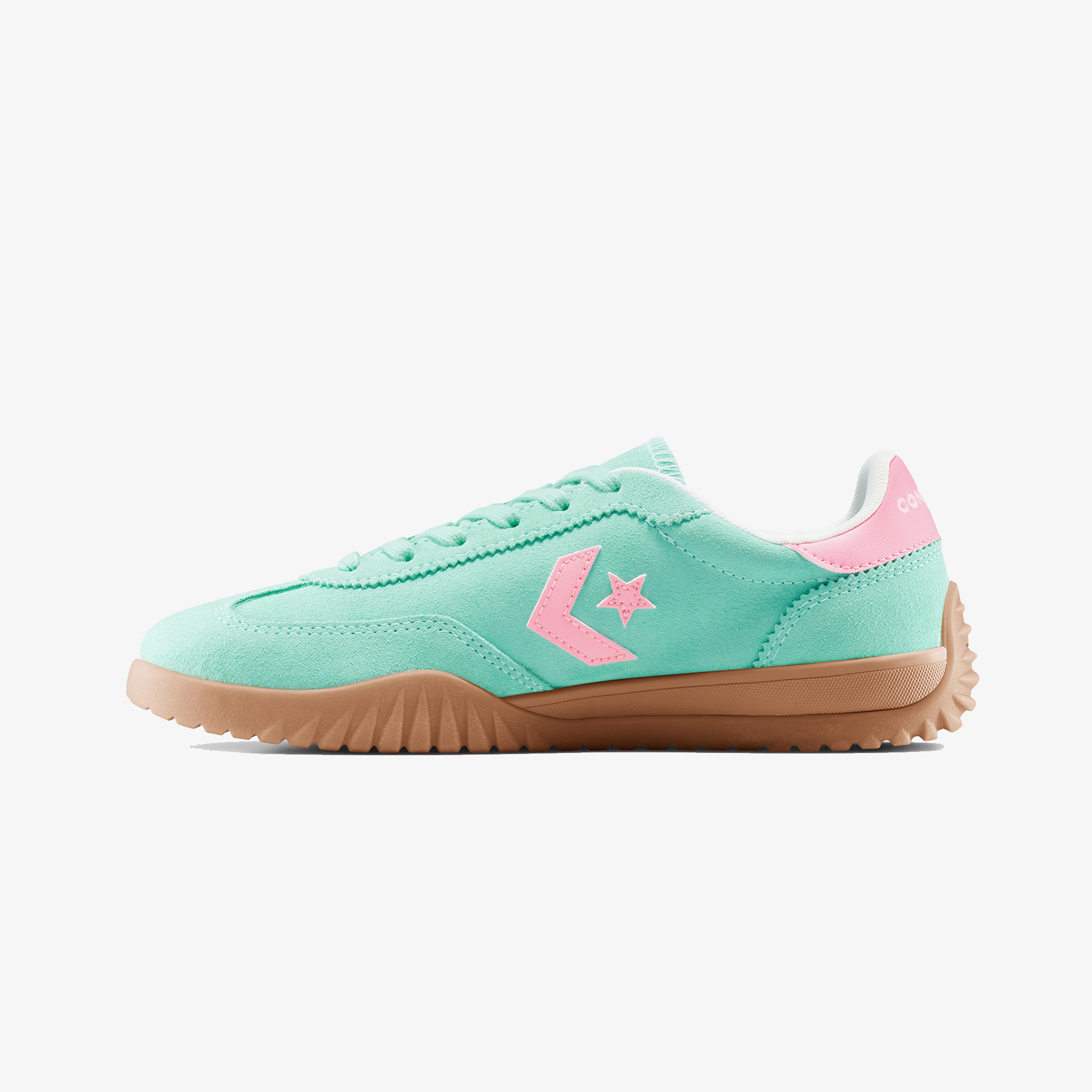 Converse Run Star Trainer Suede Unisex Yeşil Sneaker