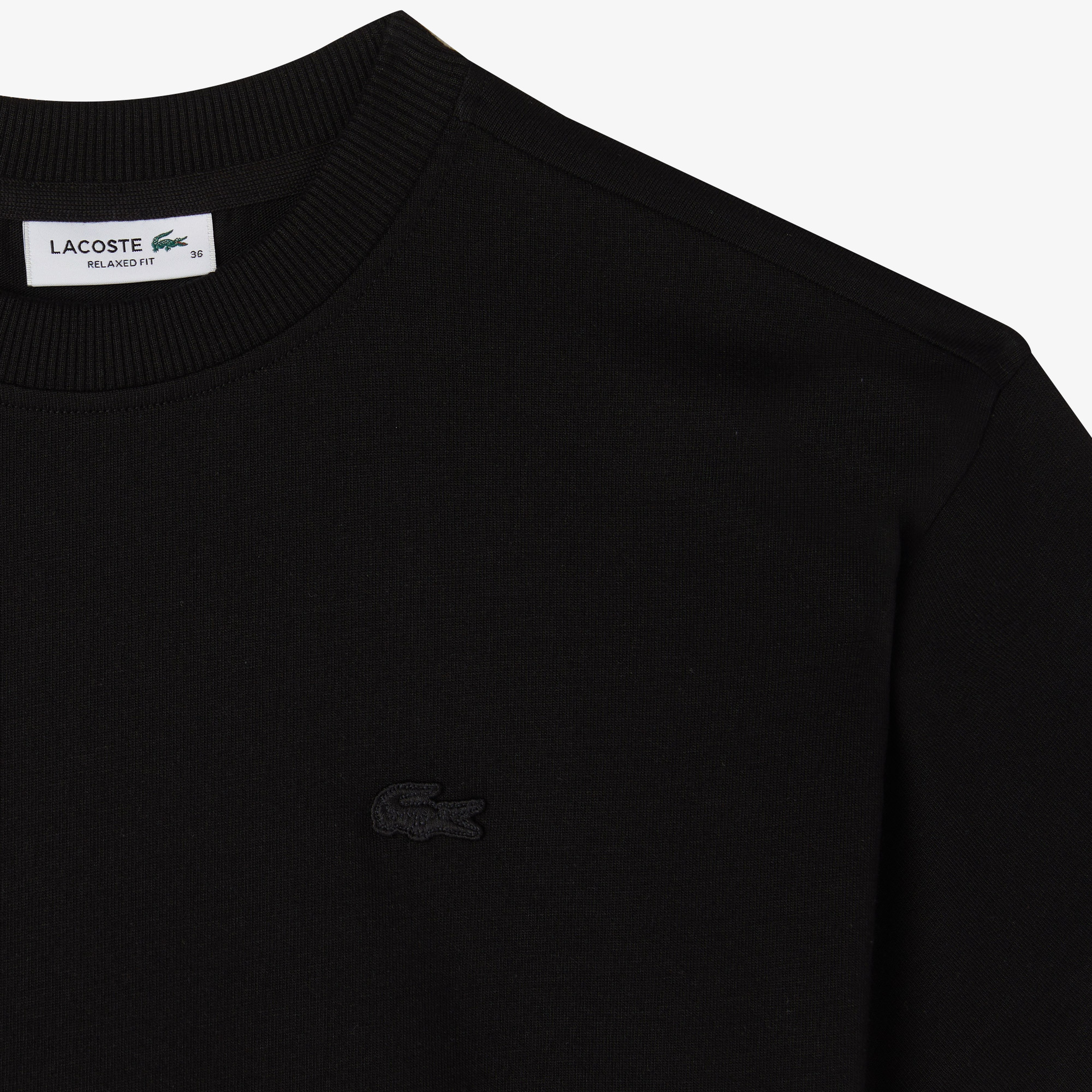 Kadın Loose Fit Bisiklet Yaka Siyah T-Shirt