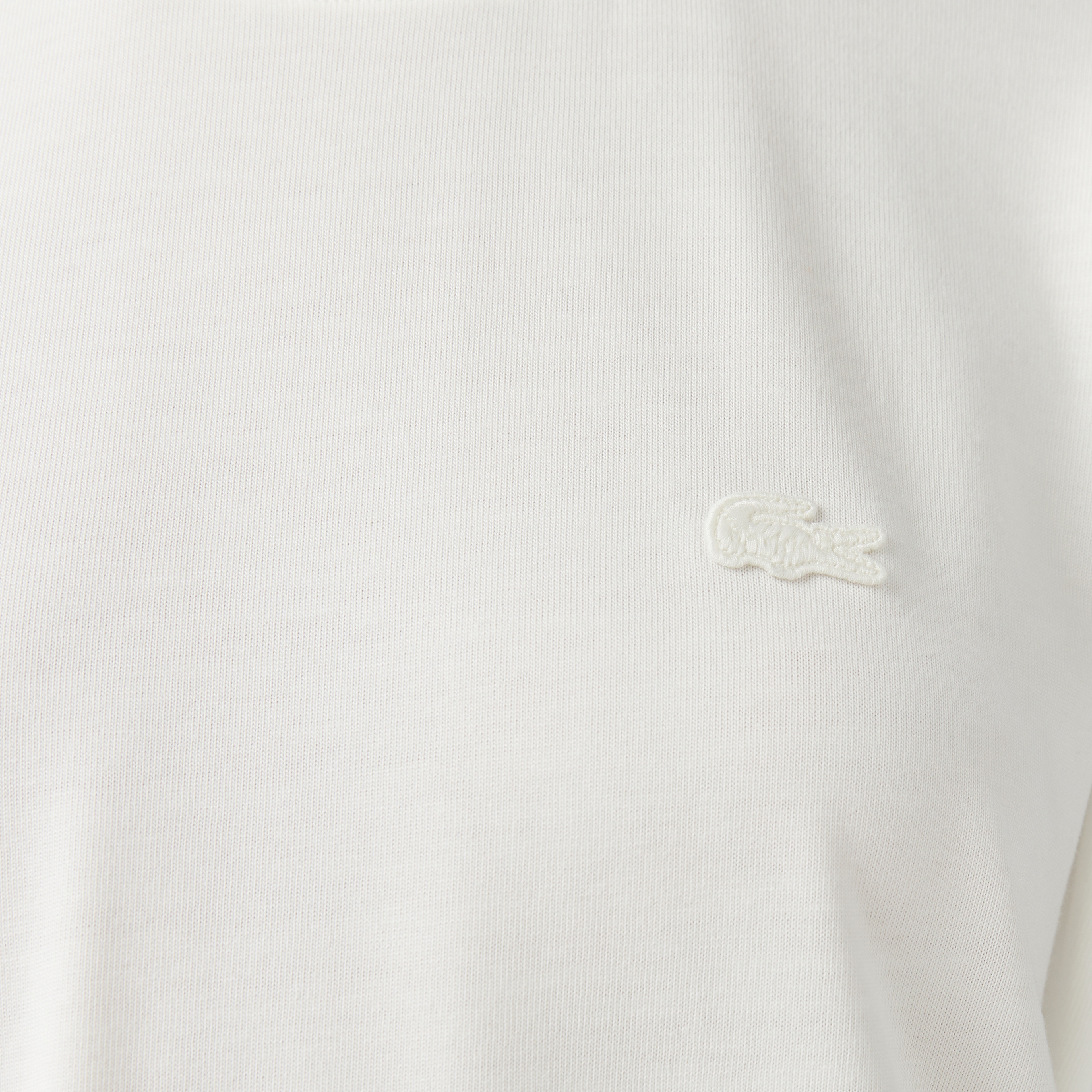 Kadın Loose Fit Bisiklet Yaka Beyaz T-Shirt