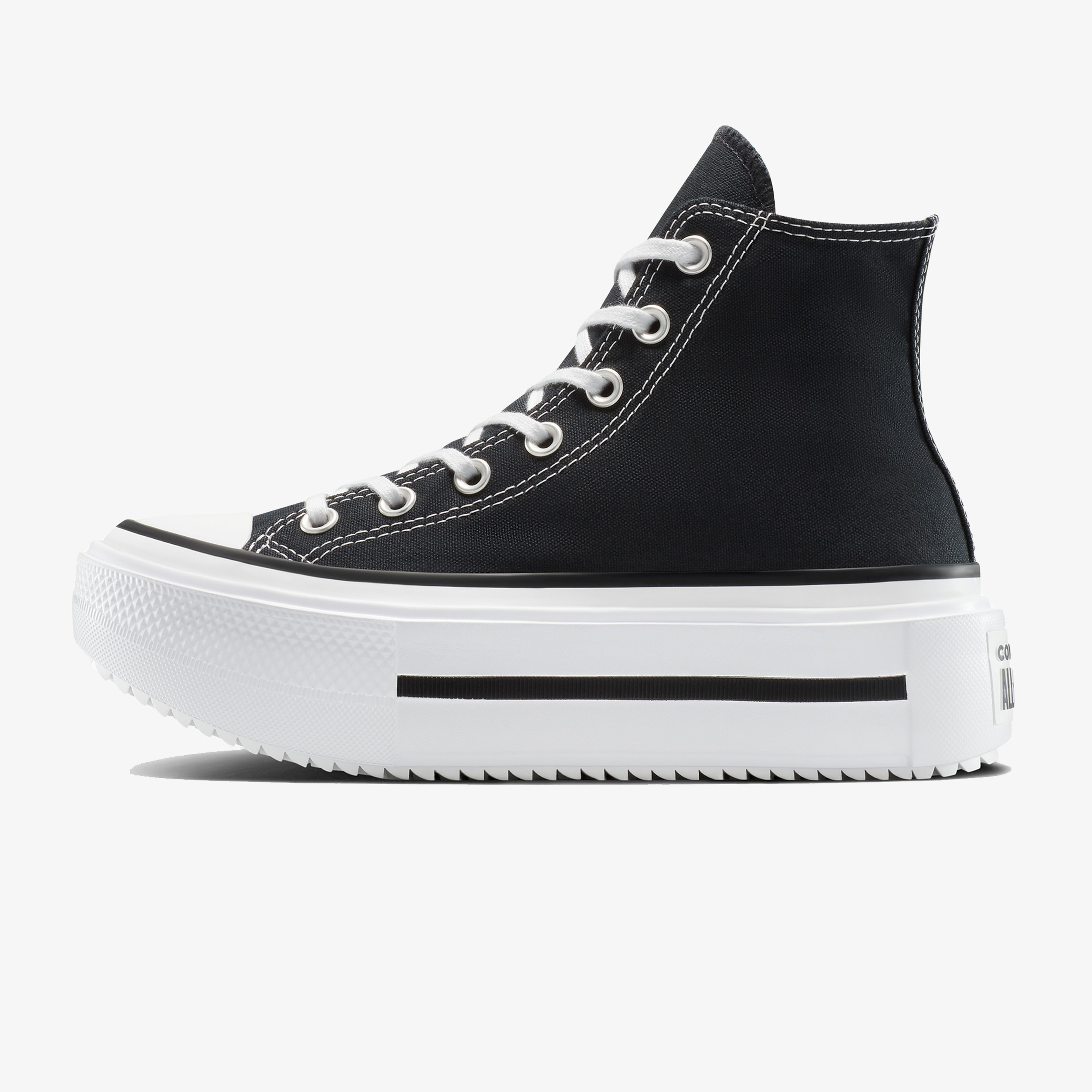 Converse Chuck Taylor All Star Lift Double Stack Kadın Siyah Sneaker