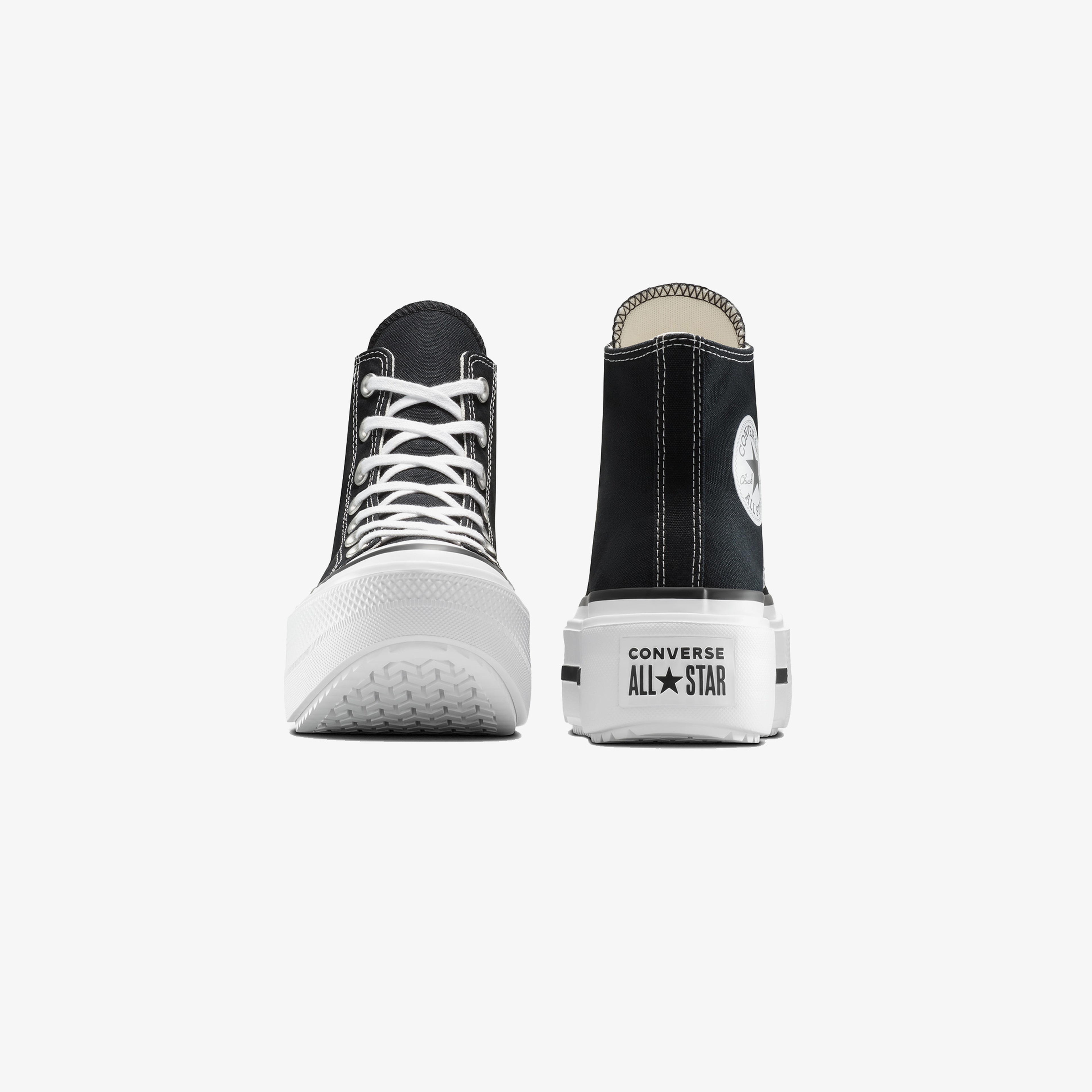Converse Chuck Taylor All Star Lift Double Stack Kadın Siyah Sneaker