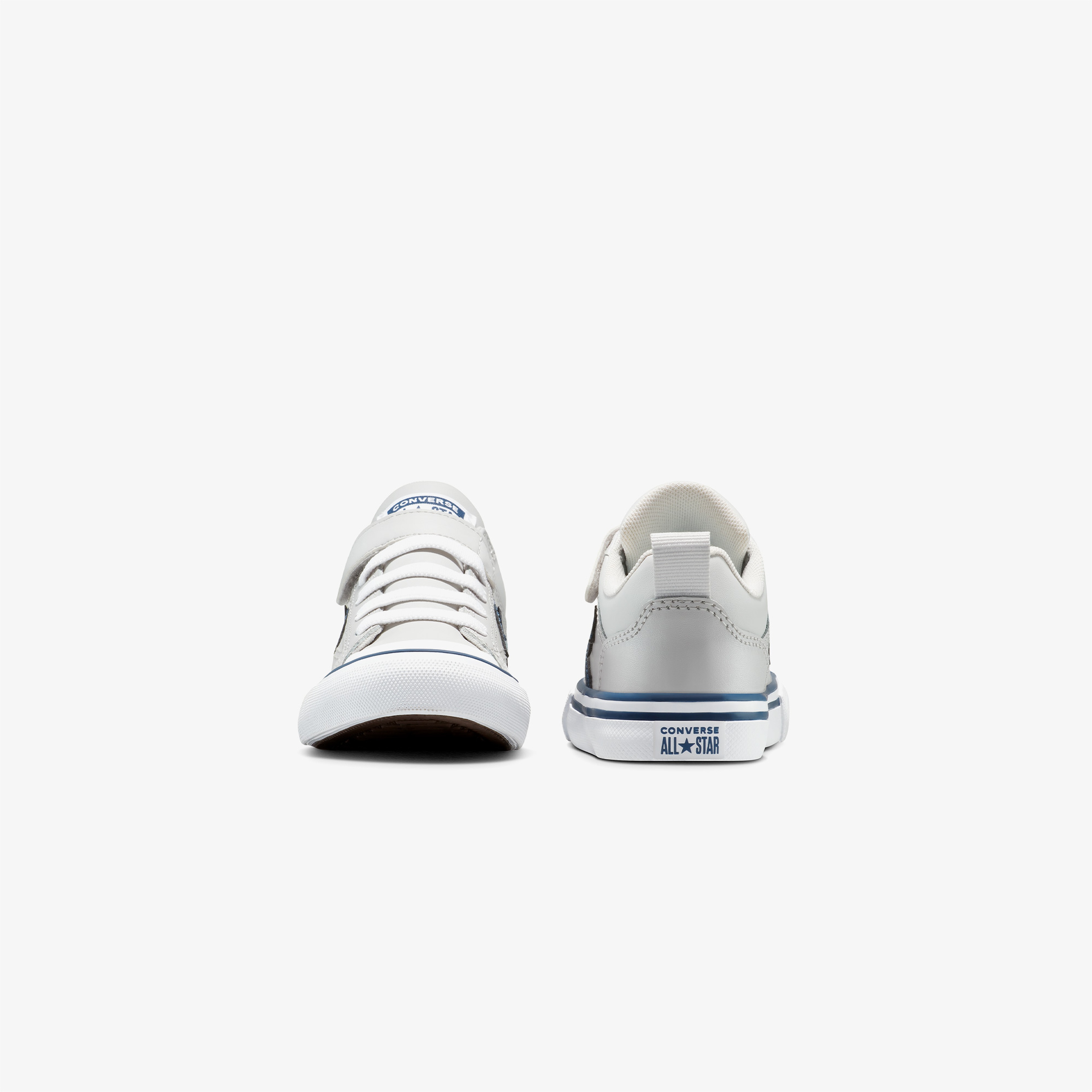 Converse Pro Blaze Strap Leather Easy On Çocuk Gri Sneaker