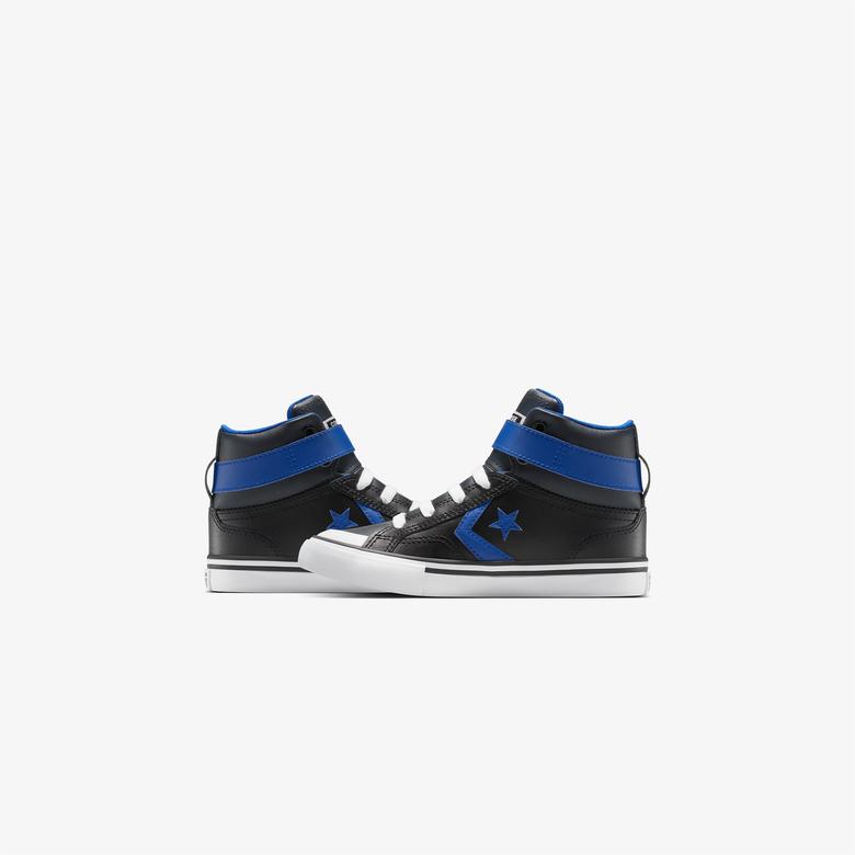 Converse Pro Blaze Strap Leather Easy On Çocuk Siyah Sneaker