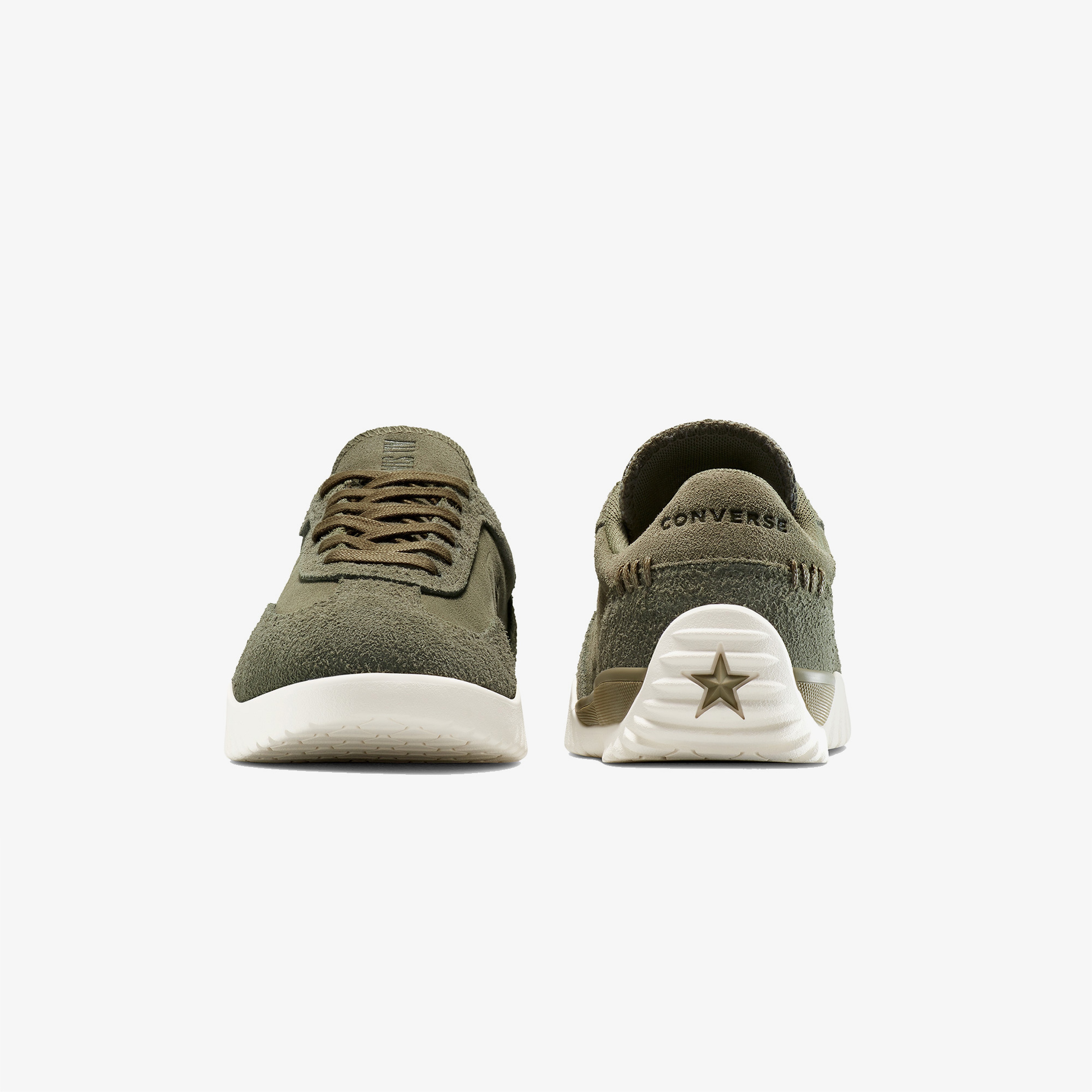 Converse Run Star Trainer Colourful Suede Unisex Haki Sneaker