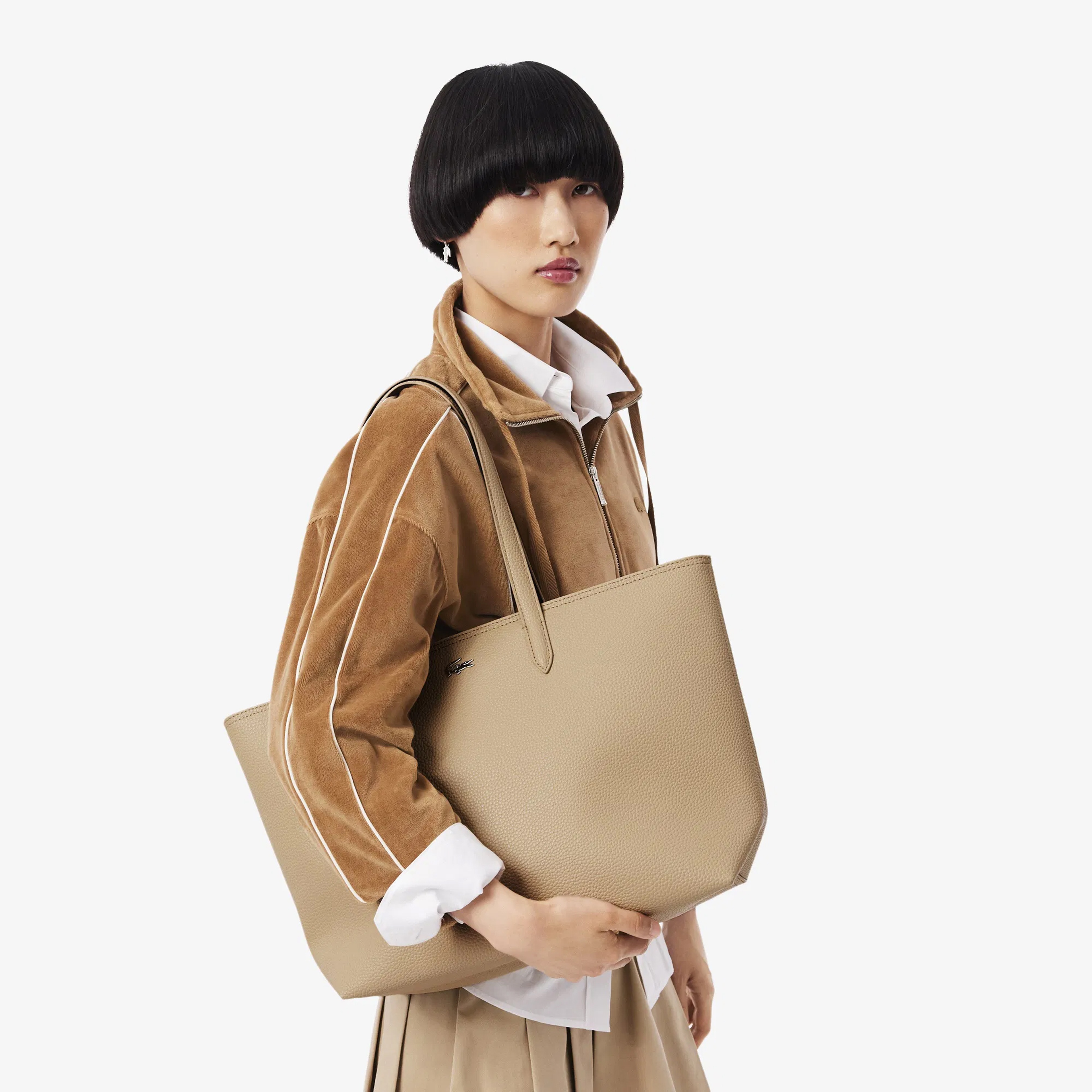 Lacoste Anna Kadın Açık Kahverengi Omuz Çantası