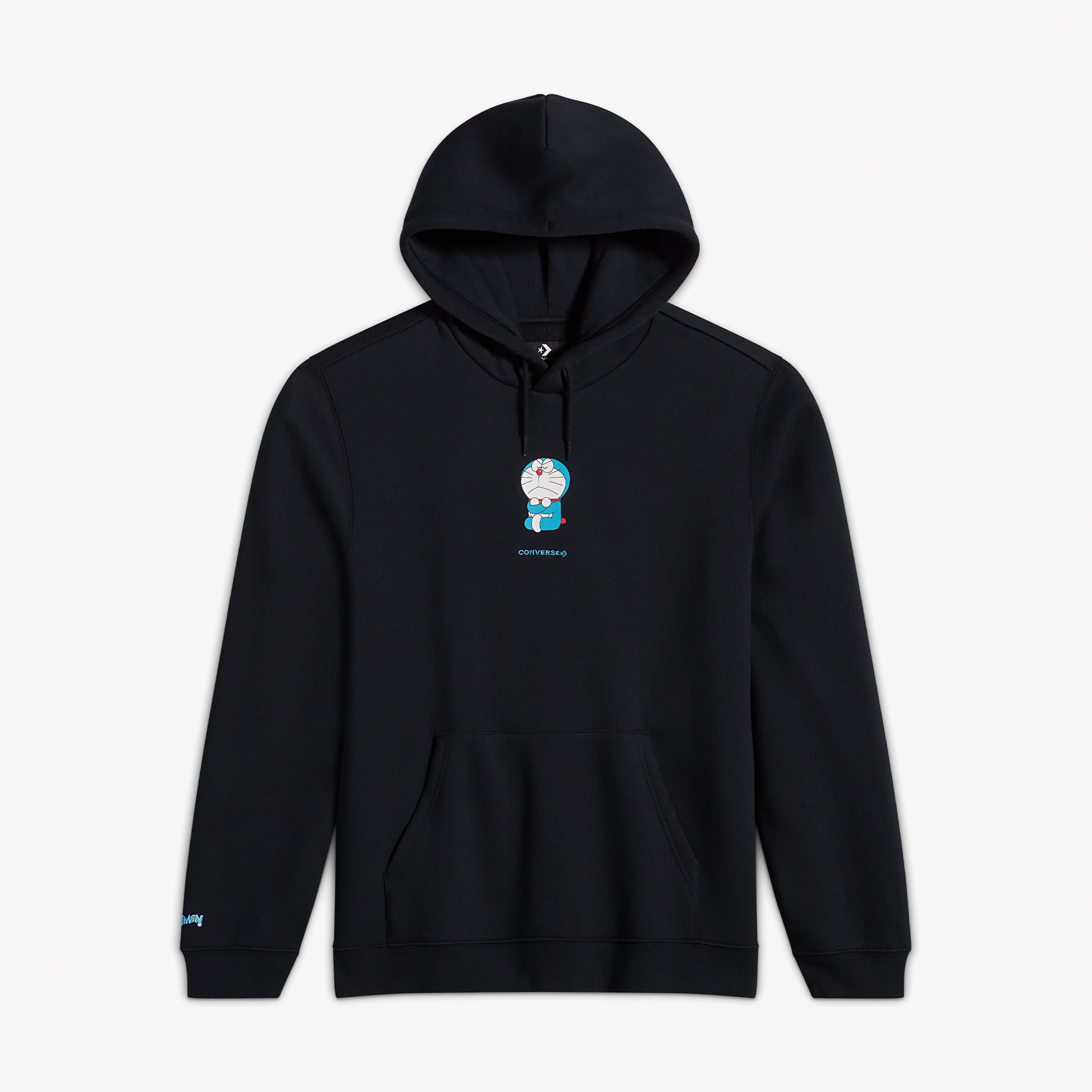 Converse X Doraemon Unisex Siyah Sweatshirt