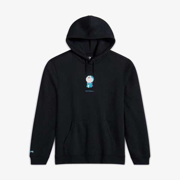 Converse X Doraemon Unisex Siyah Sweatshirt
