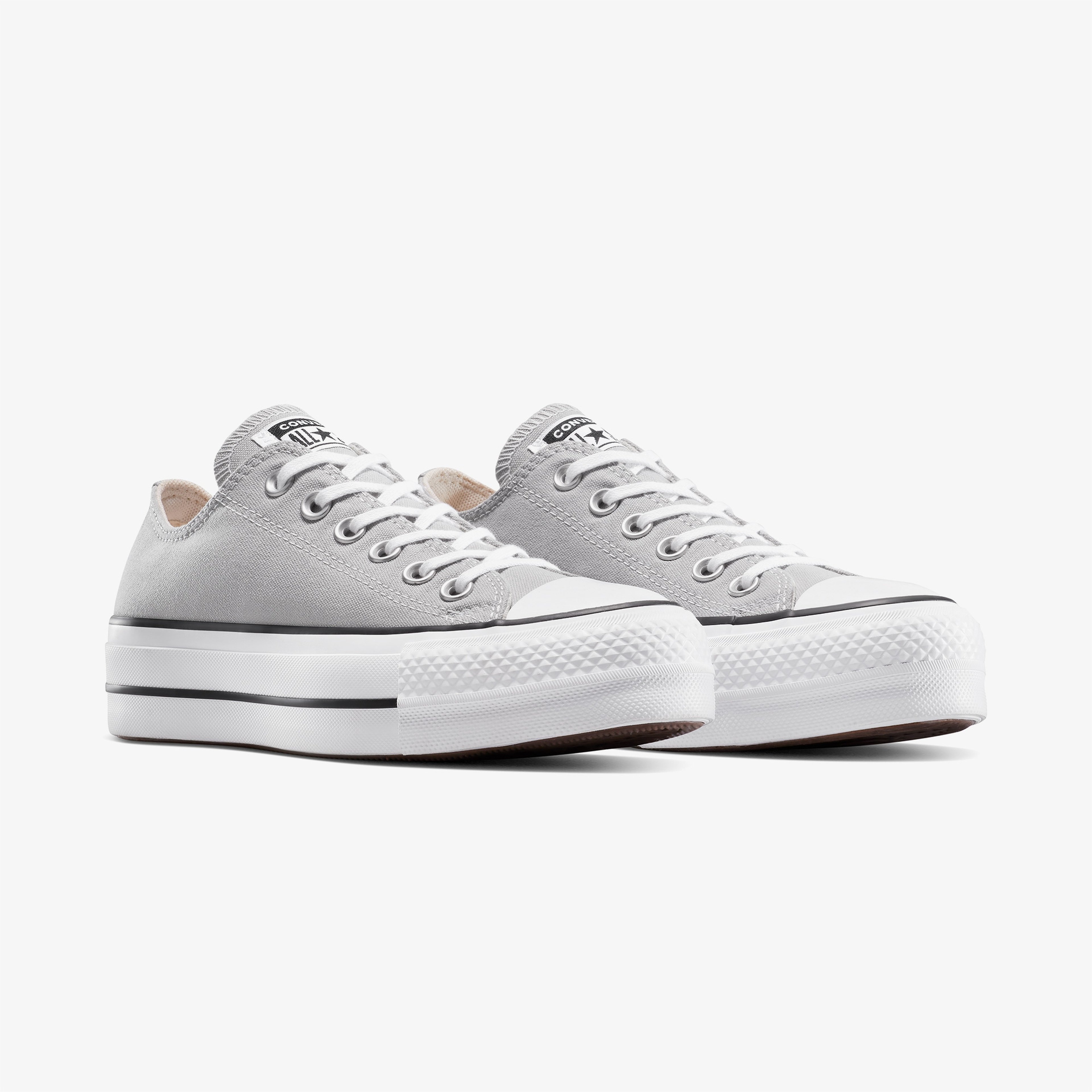 Converse Chuck Taylor All Star Platform Canvas Kadın Gri Sneaker