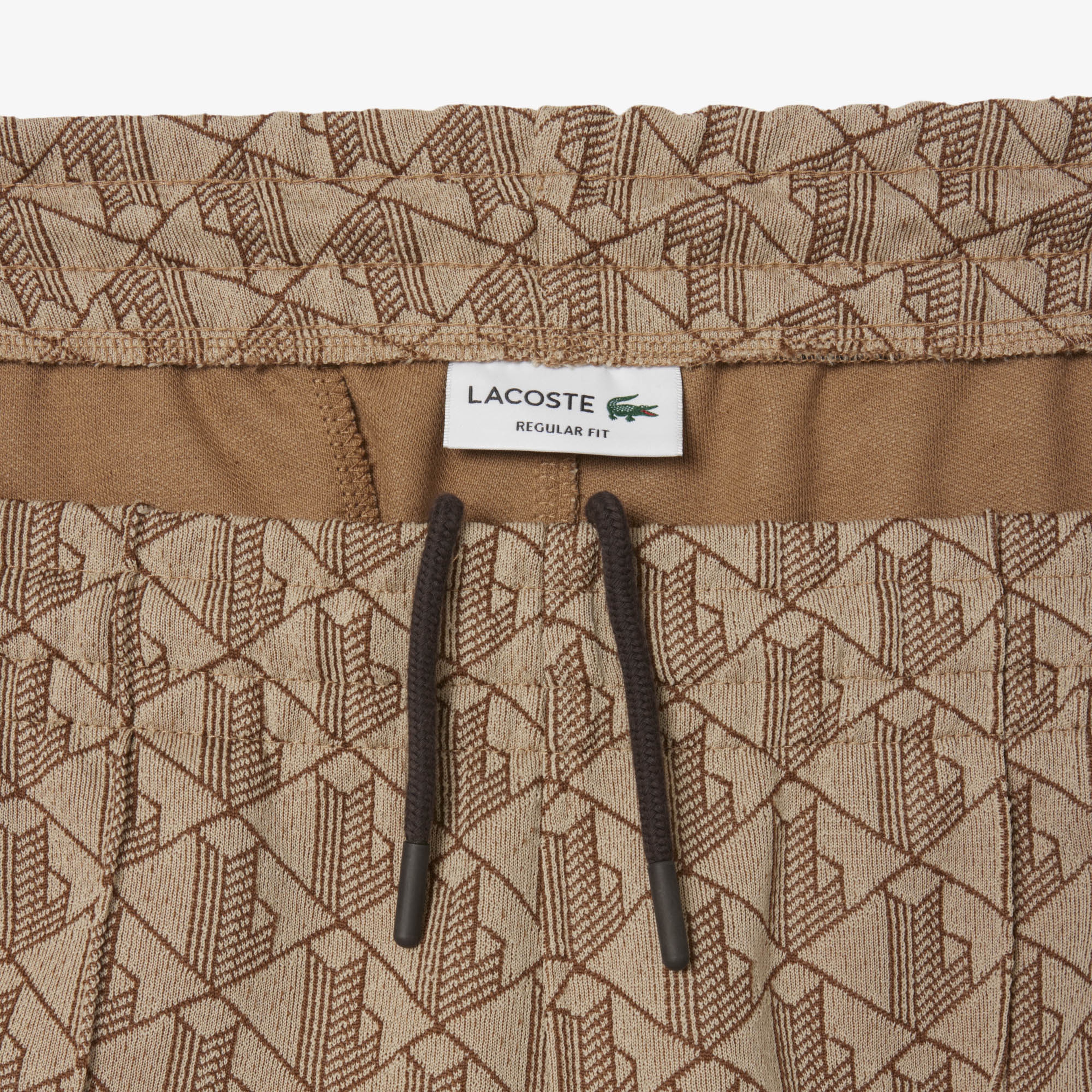 Paris Erkek Regular Fit Monogram Açık Kahverengi Eşofman Altı