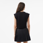 Converse Star Chevron Baskılı Kadın Siyah T-Shirt