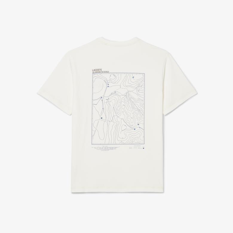 Erkek Classic Fit Bisiklet Yaka Beyaz T-Shirt