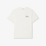 Erkek Classic Fit Bisiklet Yaka Beyaz T-Shirt
