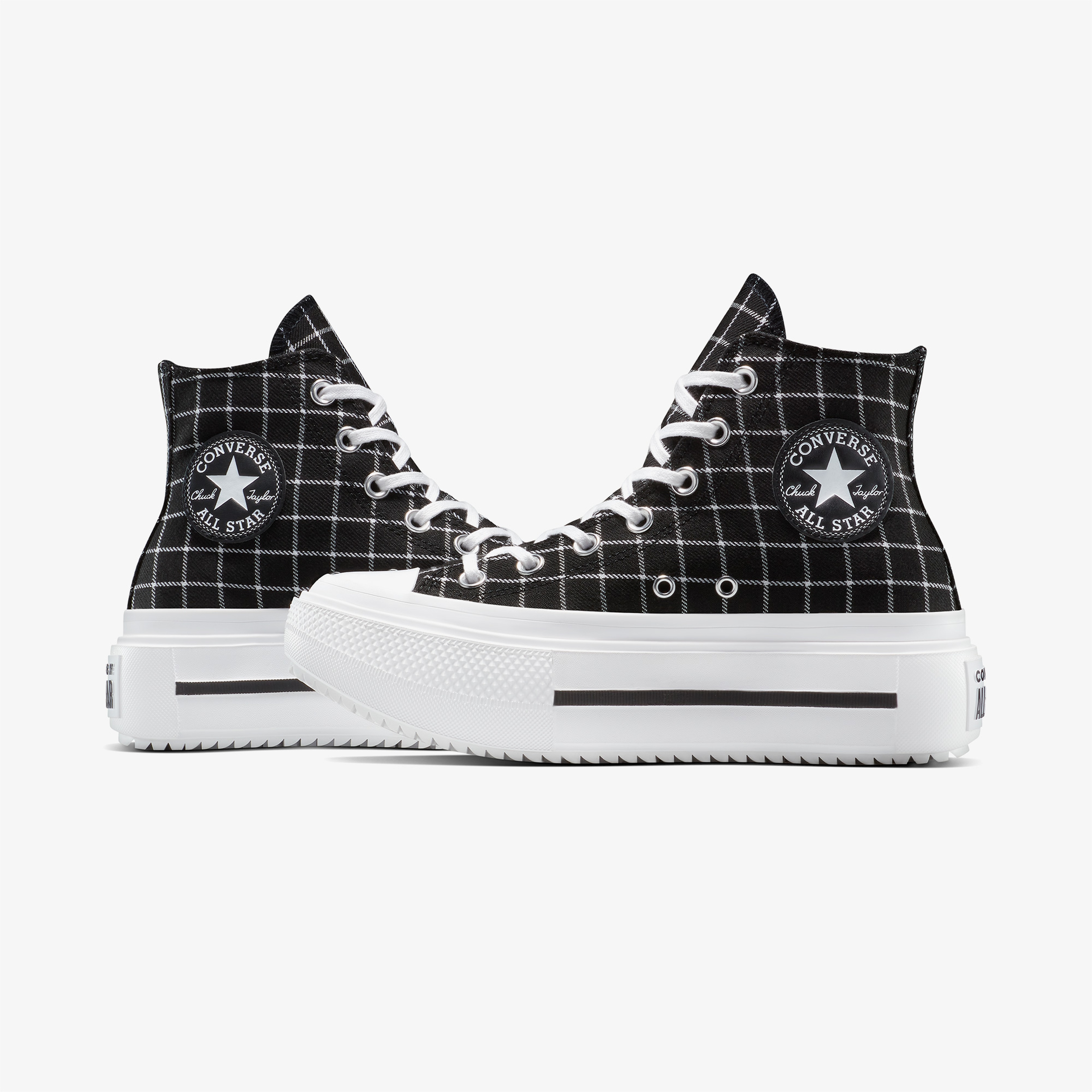 Converse Chuck Taylor All Star Lift Double Stack Platform Kadın Siyah Sneaker
