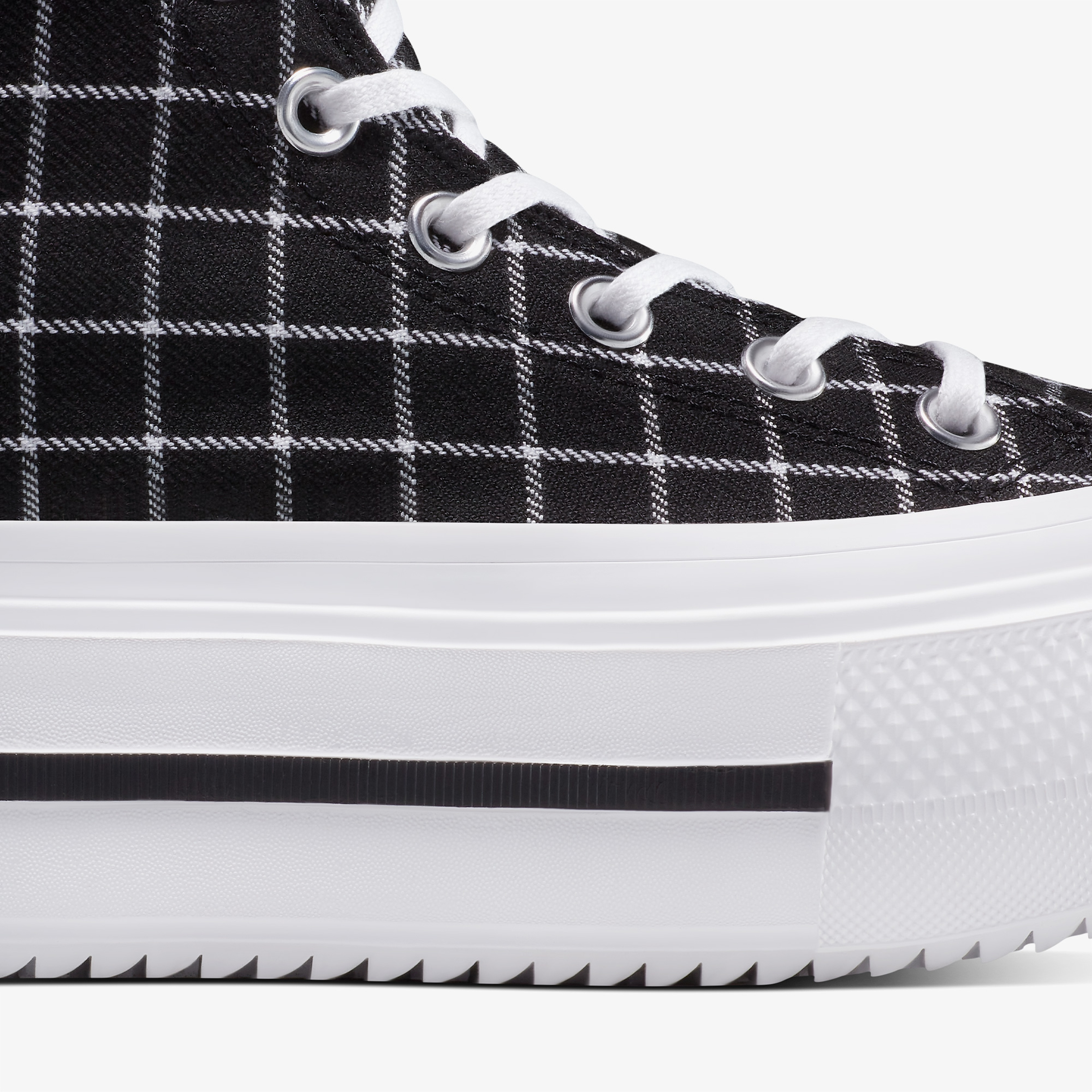 Converse Chuck Taylor All Star Lift Double Stack Platform Kadın Siyah Sneaker