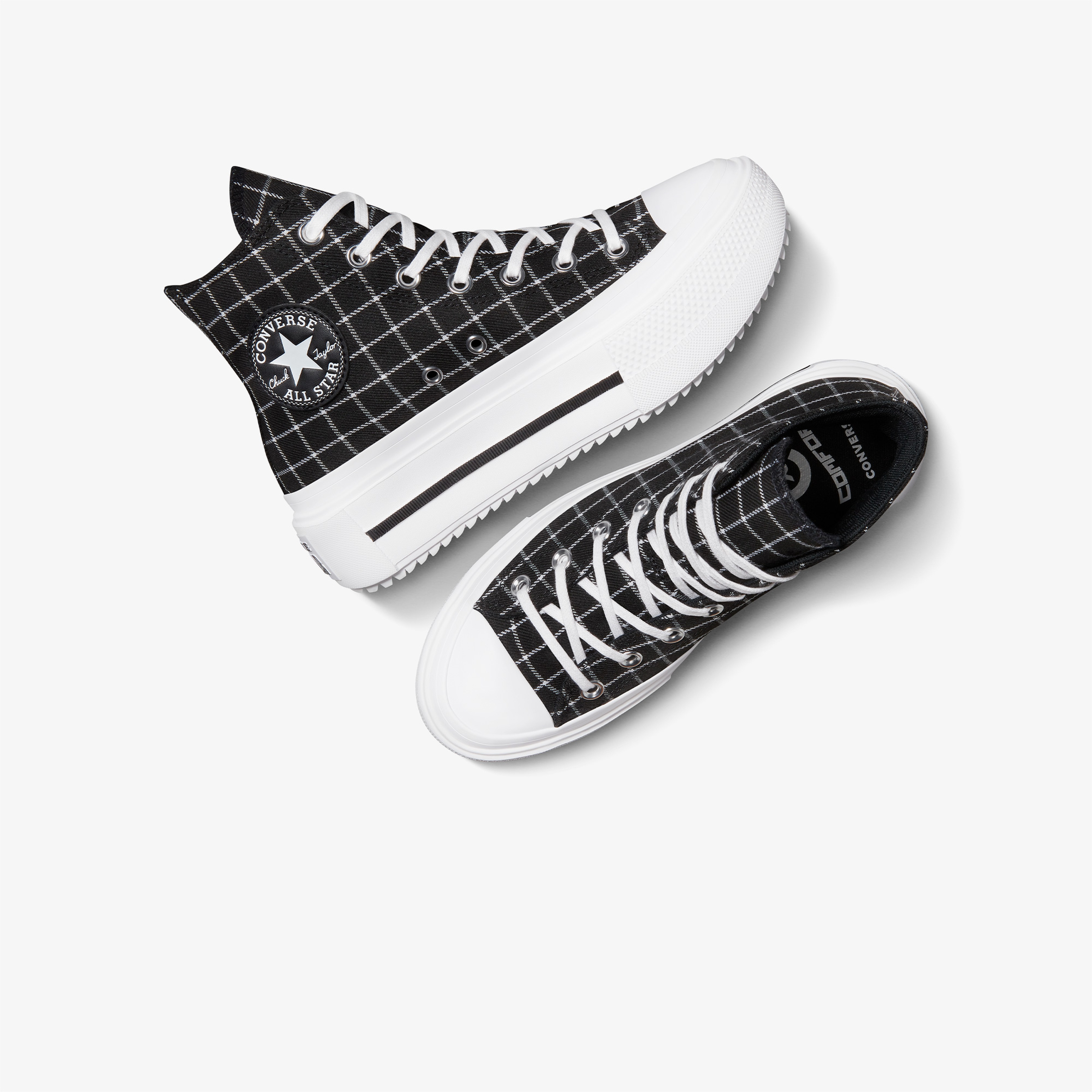 Converse Chuck Taylor All Star Lift Double Stack Platform Kadın Siyah Sneaker