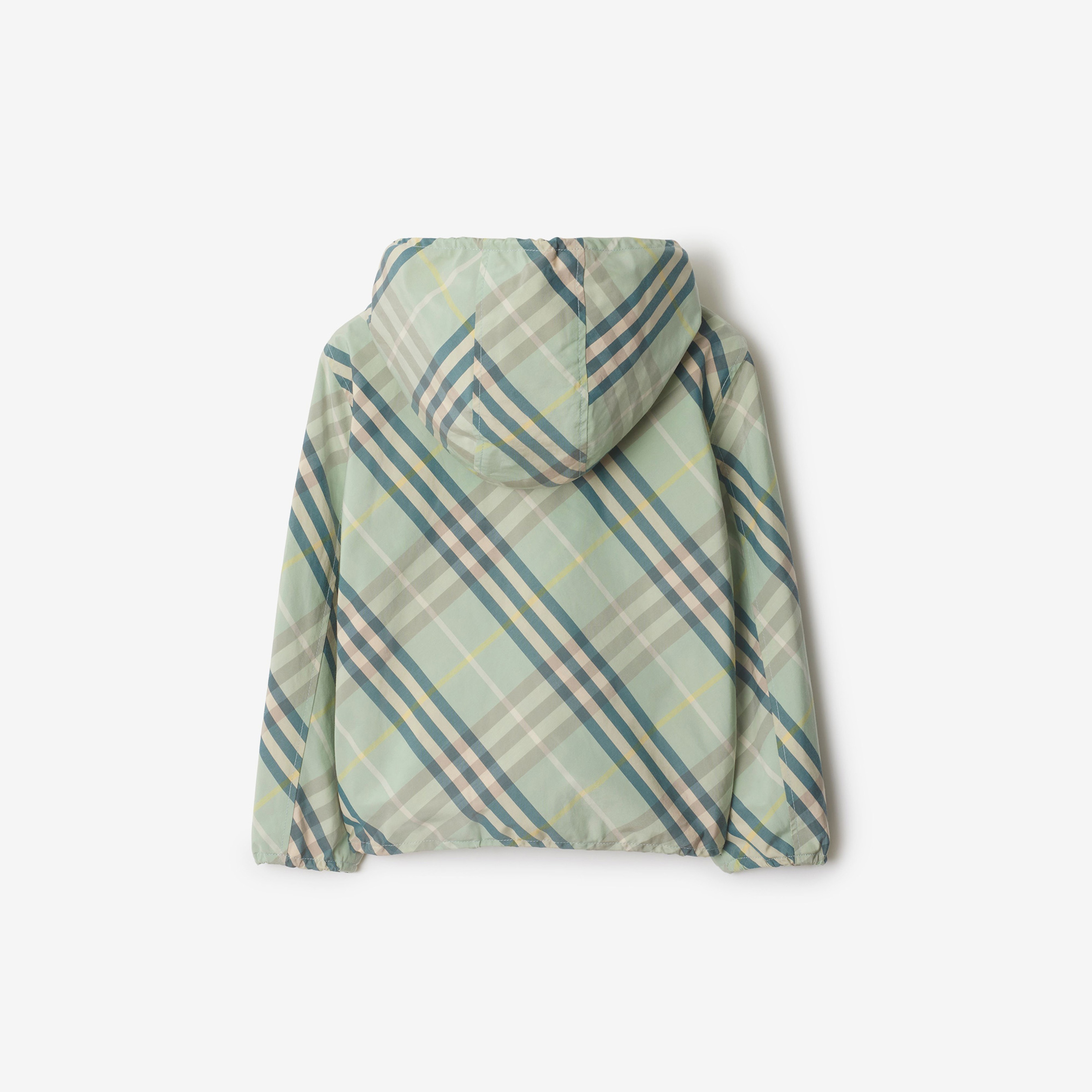 Burberry Mackenzie Reversible Cotton Blend Çocuk Krem Mont