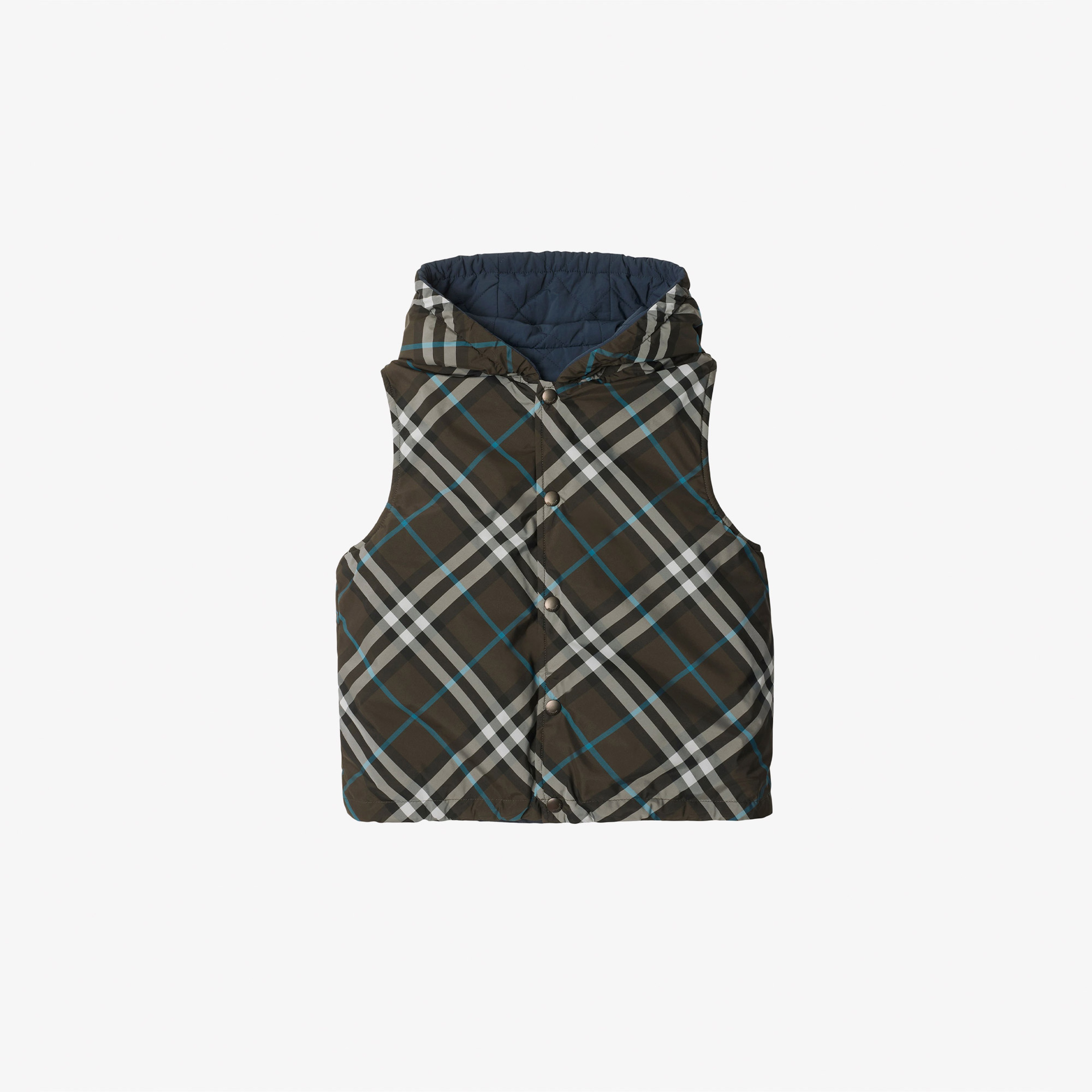 Burberry Slade Reversible Gilet Çocuk Haki Yelek
