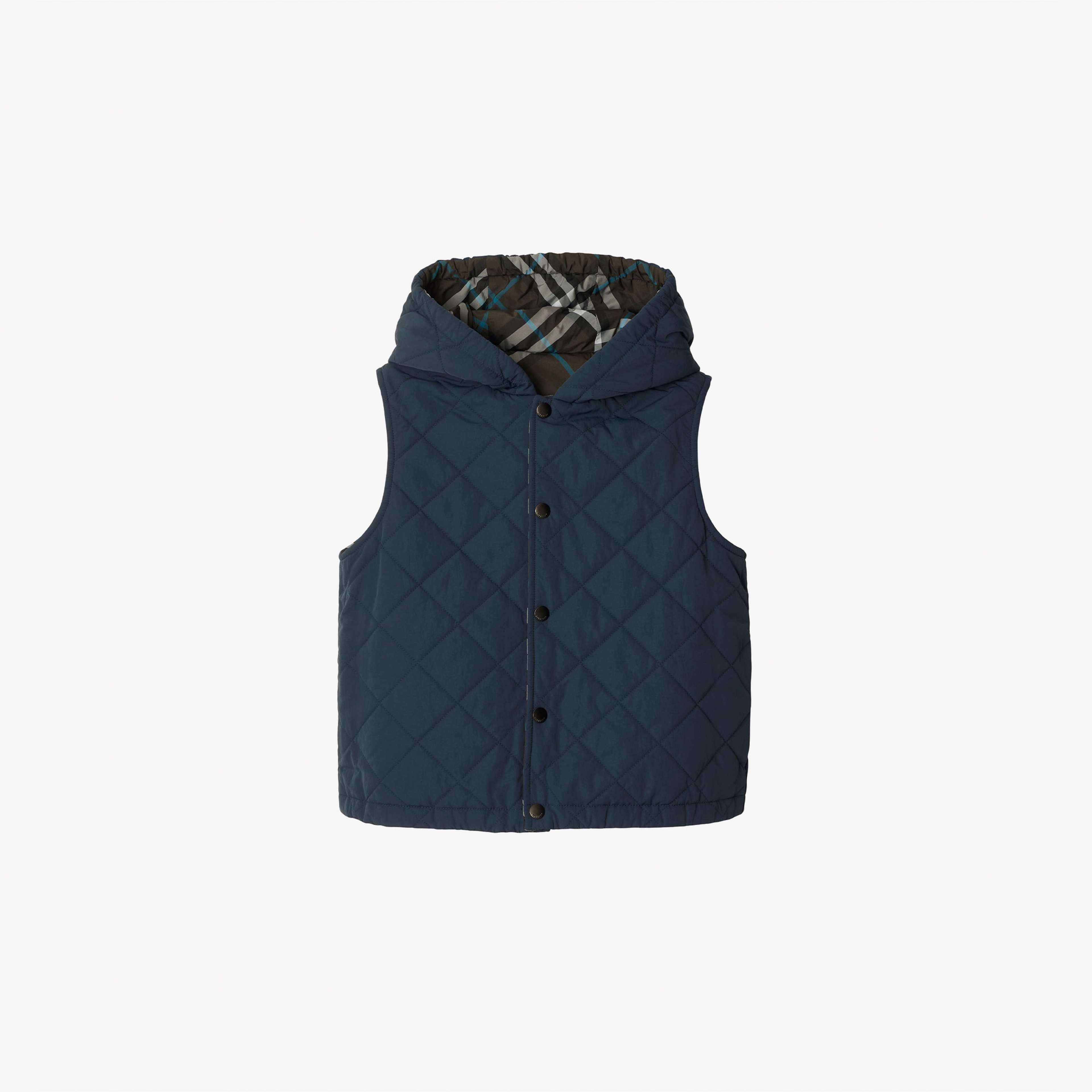 Burberry Slade Reversible Gilet Çocuk Haki Yelek