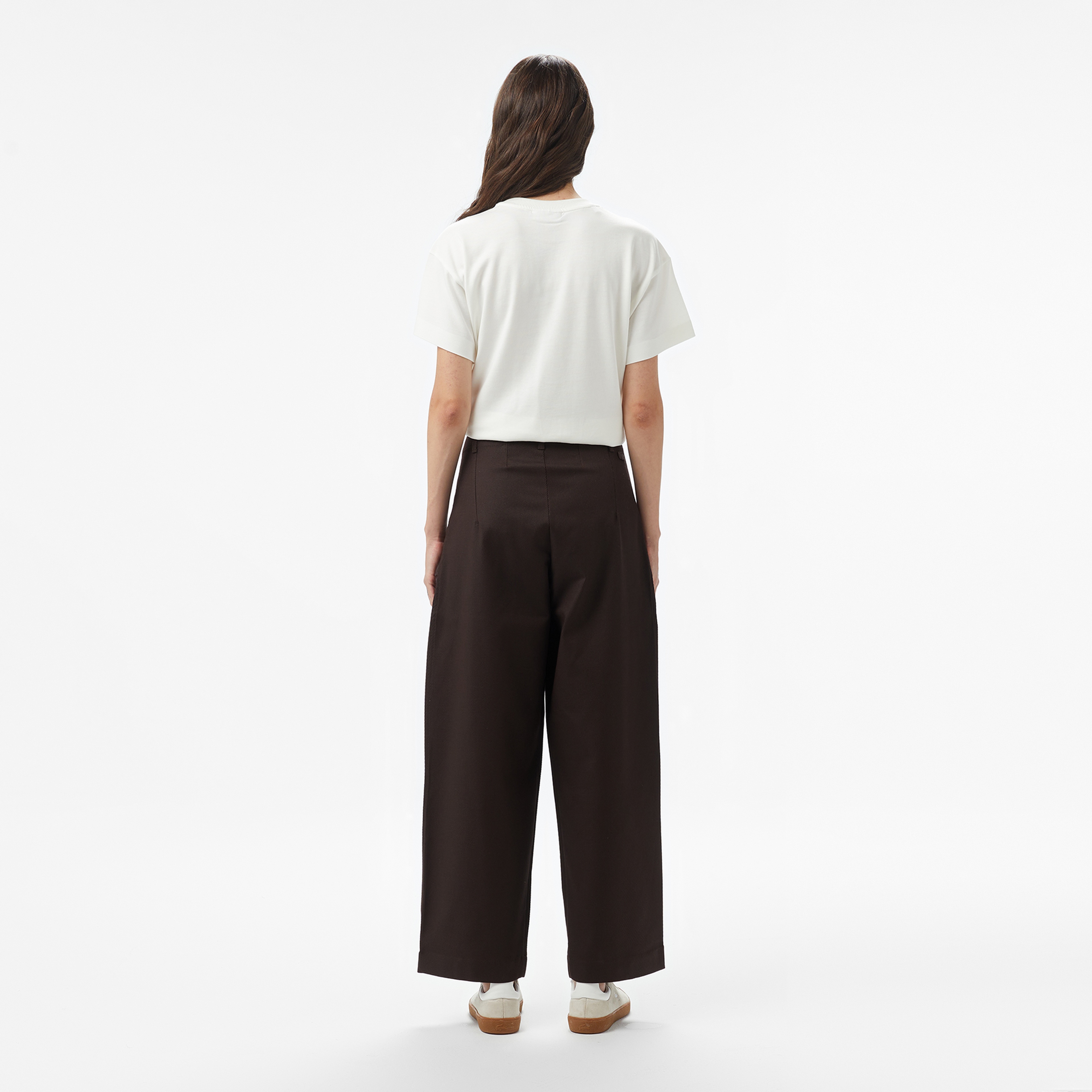 Kadın Kahverengi Chino Pantolon