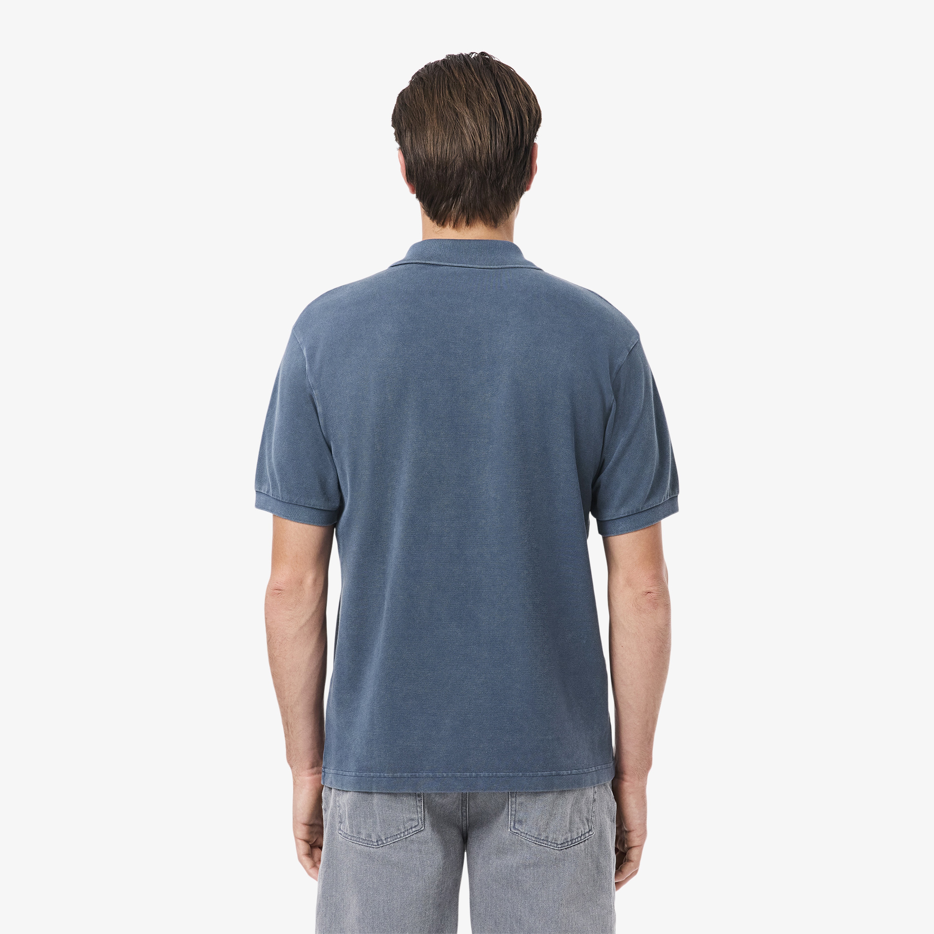 L.12.12 Erkek Classic Fit Mavi Polo