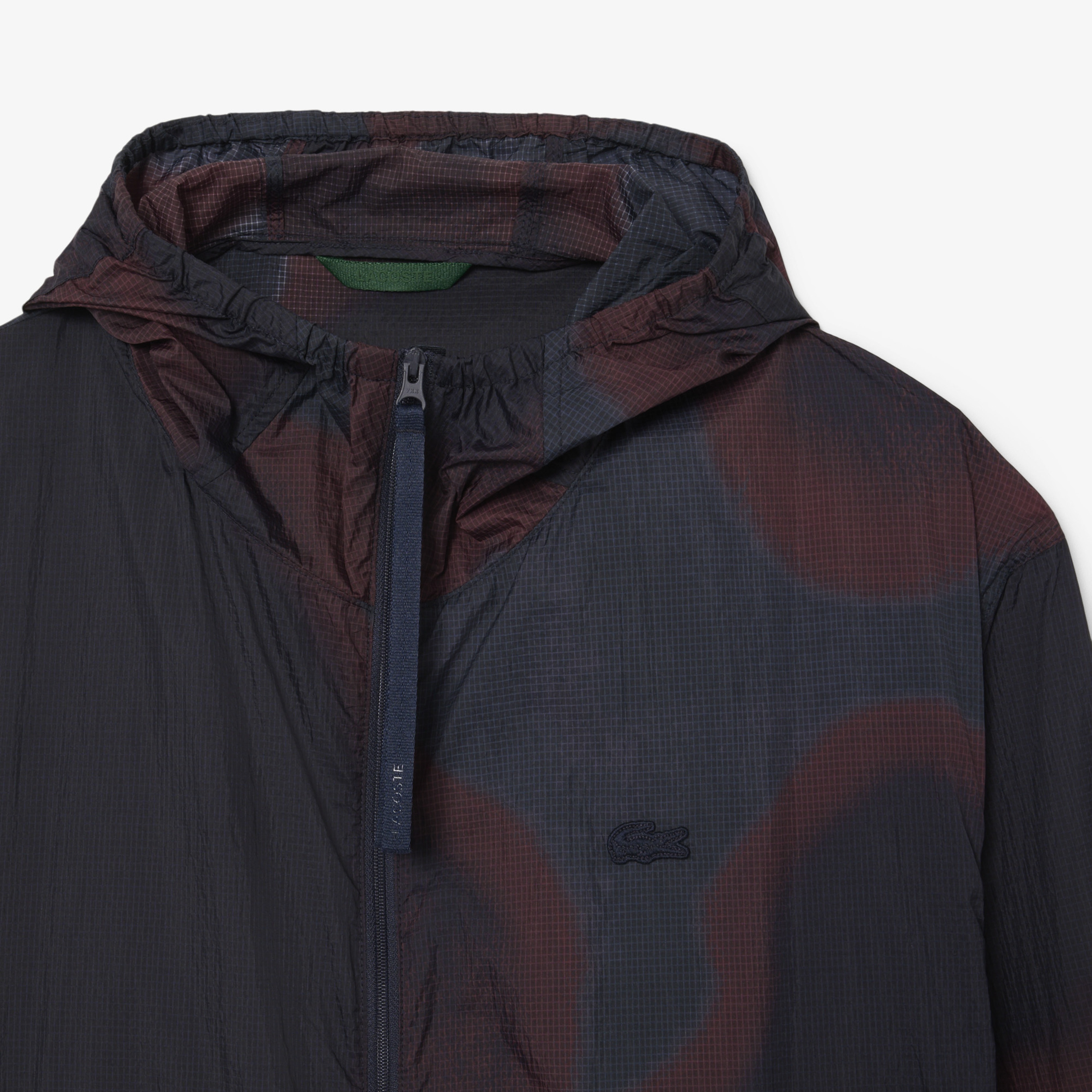 Lacoste Ripstop Naylon Erkek Bordo Ceket