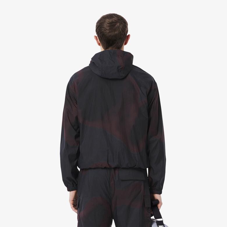 Lacoste Ripstop Naylon Erkek Bordo Ceket