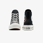 Converse Chuck Taylor All Star Lift Platform Floral Kadın Siyah Sneaker