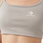 Converse Star Chevron Baskılı Kadın  Gri T-Shirt