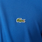 L.12.12 Erkek Classic Fit Uzun Kollu Koyu Mavi Polo