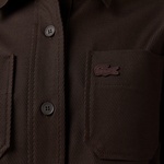 Kadın Classic Fit Kısa Kollu Kahverengi Elbise