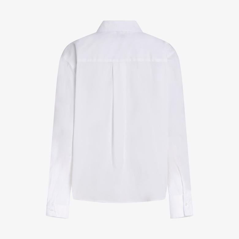 Tommy Hilfiger Mix Loose Kadın Beyaz Gömlek