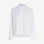 Tommy Hilfiger Mix Loose Kadın Beyaz Gömlek