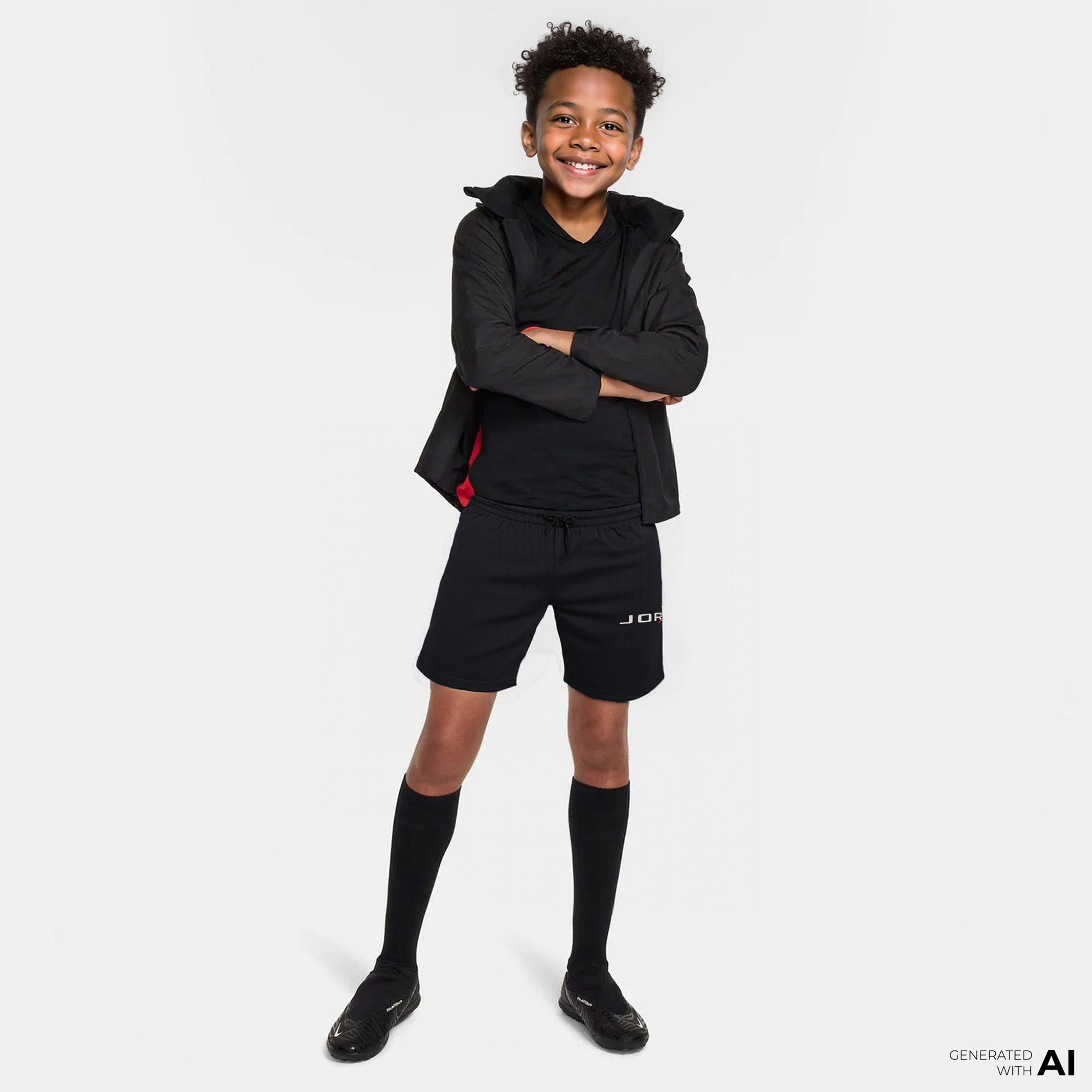 Jordan Baseline Mesh Çocuk Siyah Şort