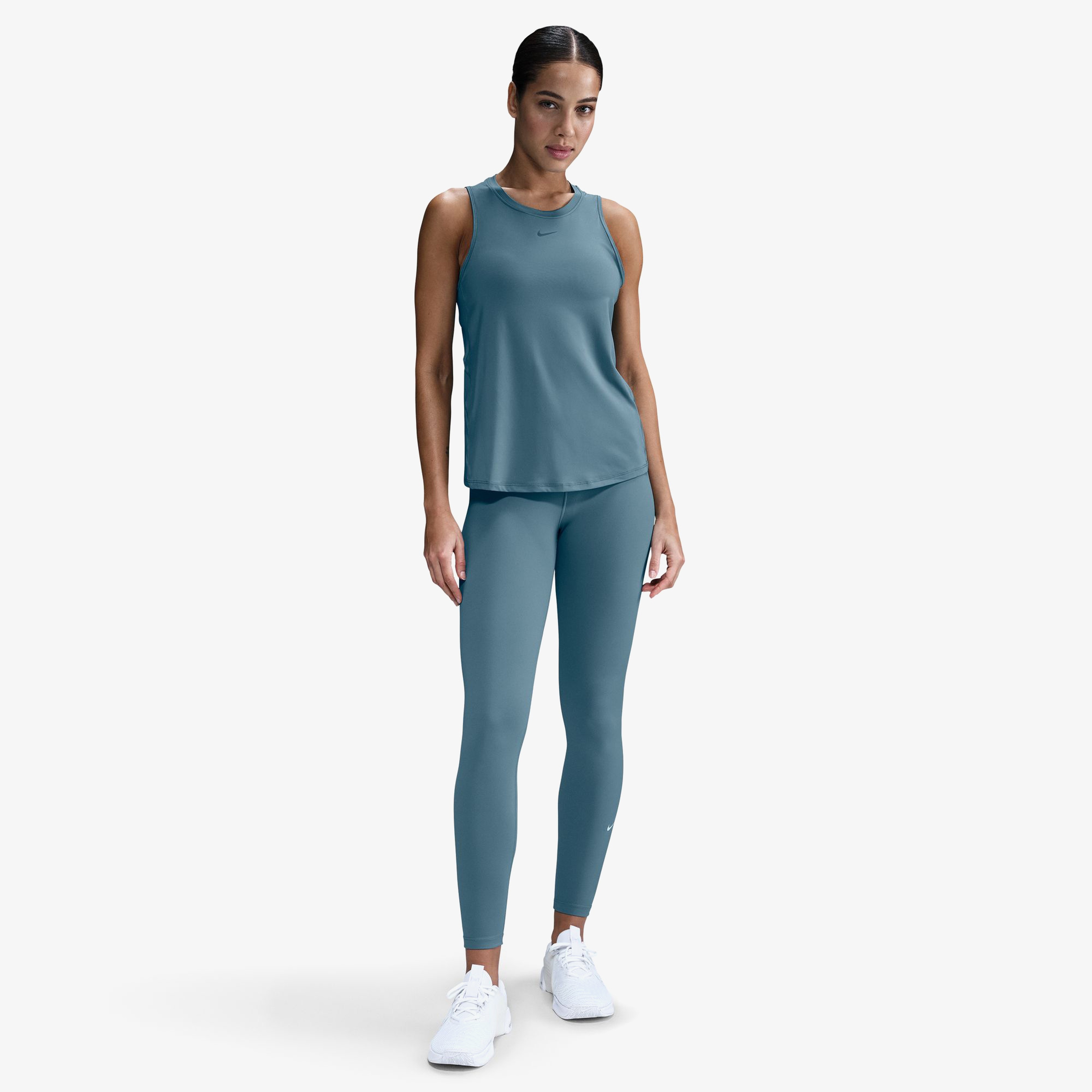 Nike Dri-FIT One Kadın Mavi Antrenman Taytı