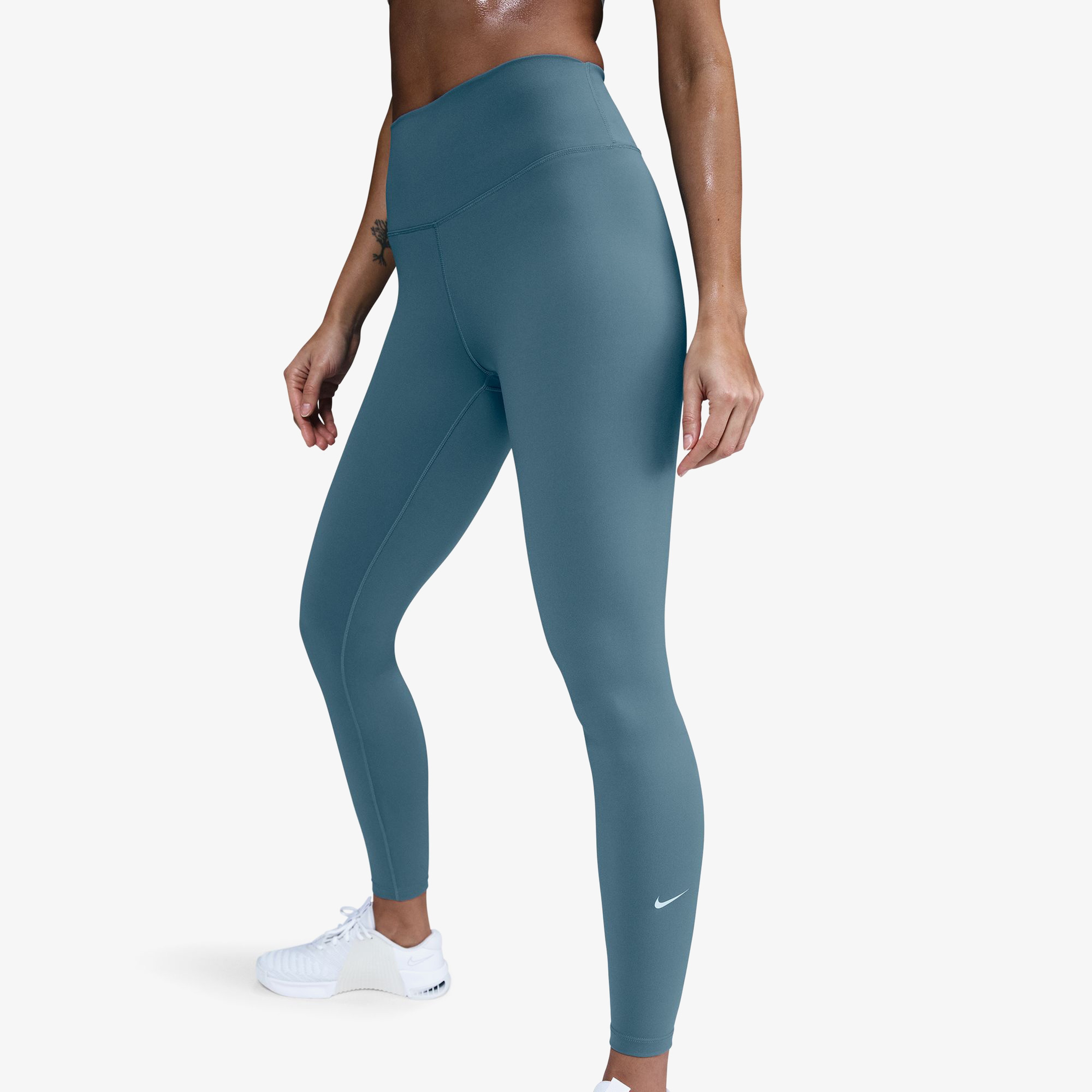 Nike Dri-FIT One Kadın Mavi Antrenman Taytı