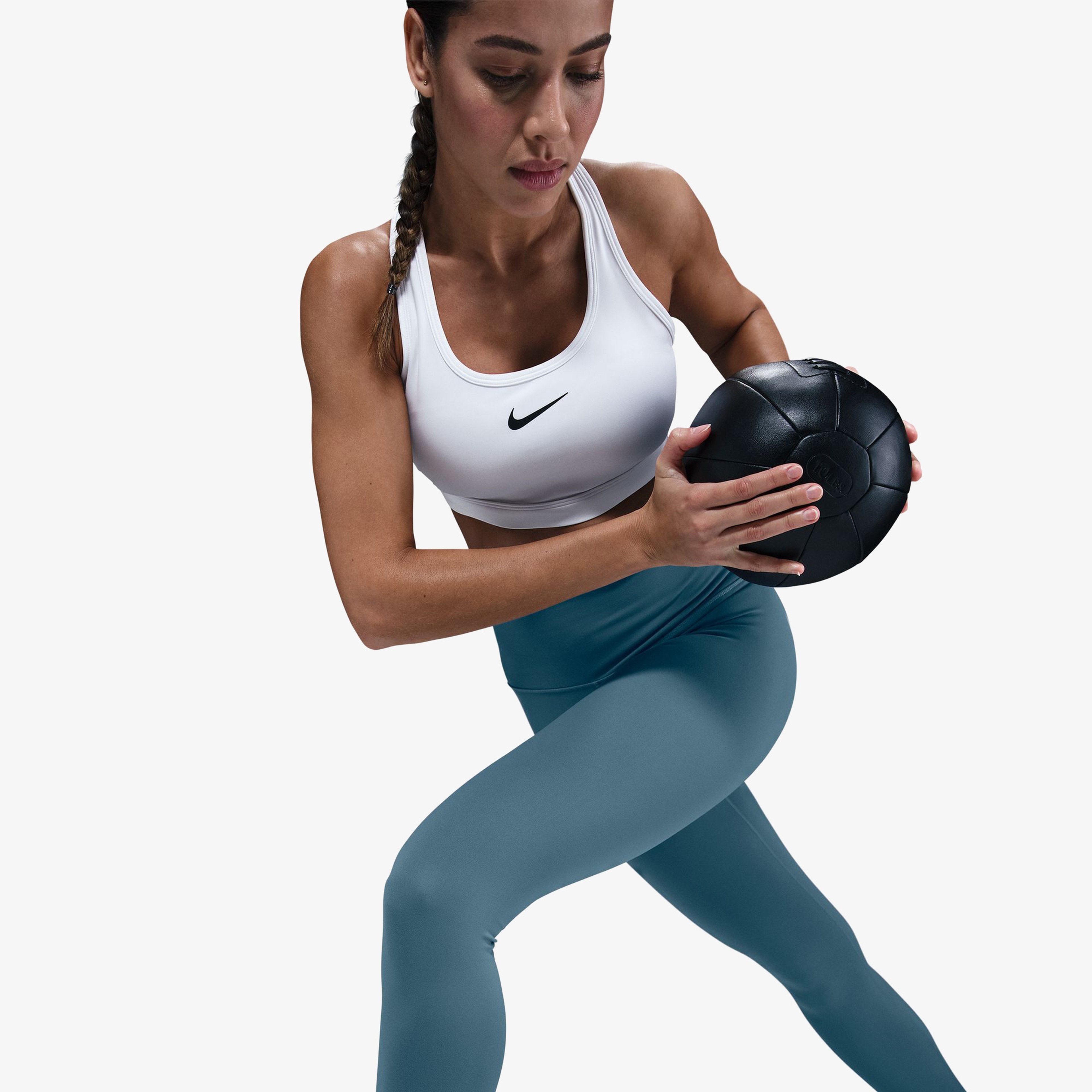 Nike Dri-FIT One Kadın Mavi Antrenman Taytı