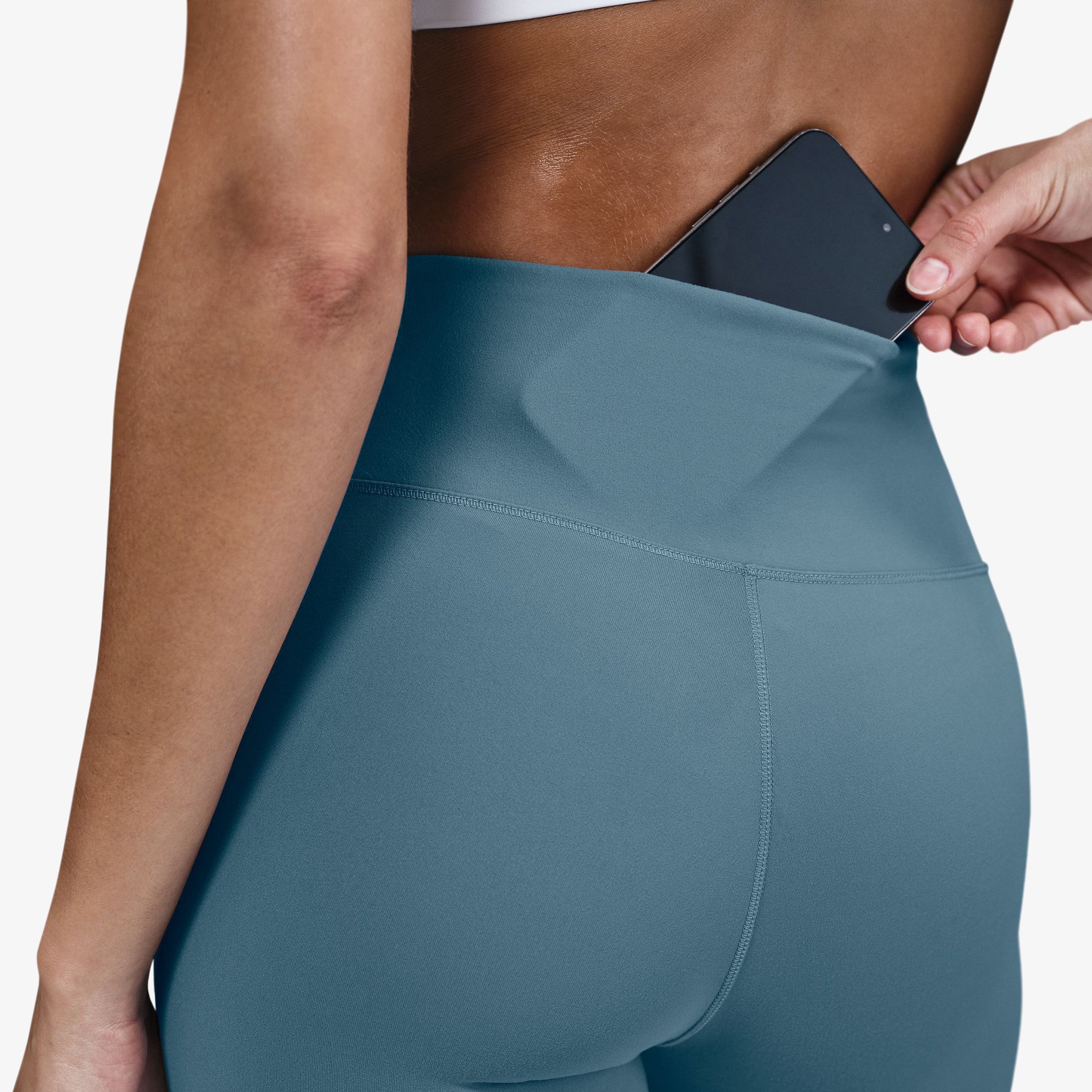 Nike Dri-FIT One Kadın Mavi Antrenman Taytı