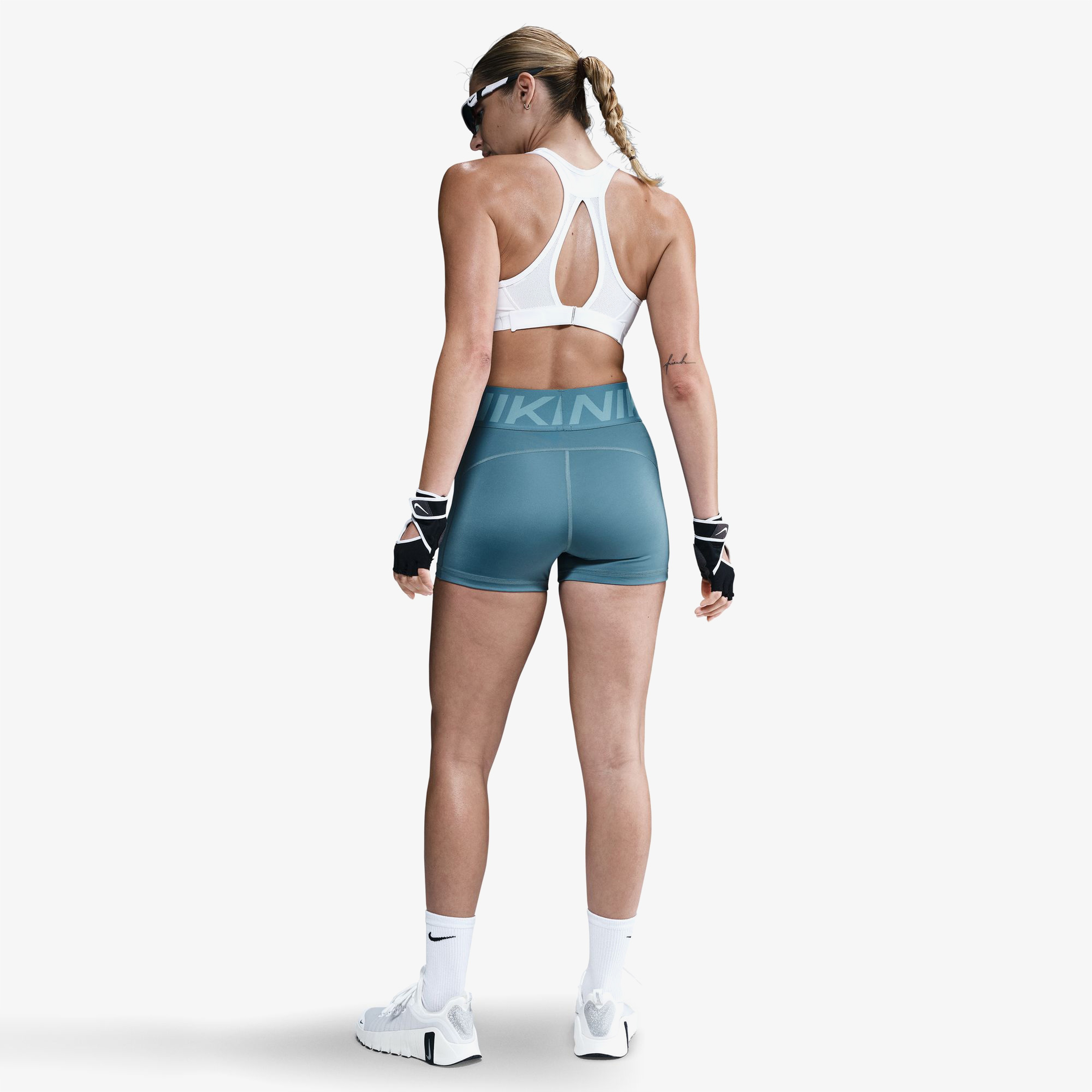 Nike Pro Sculpt Kadın Mavi Antrenman Taytı