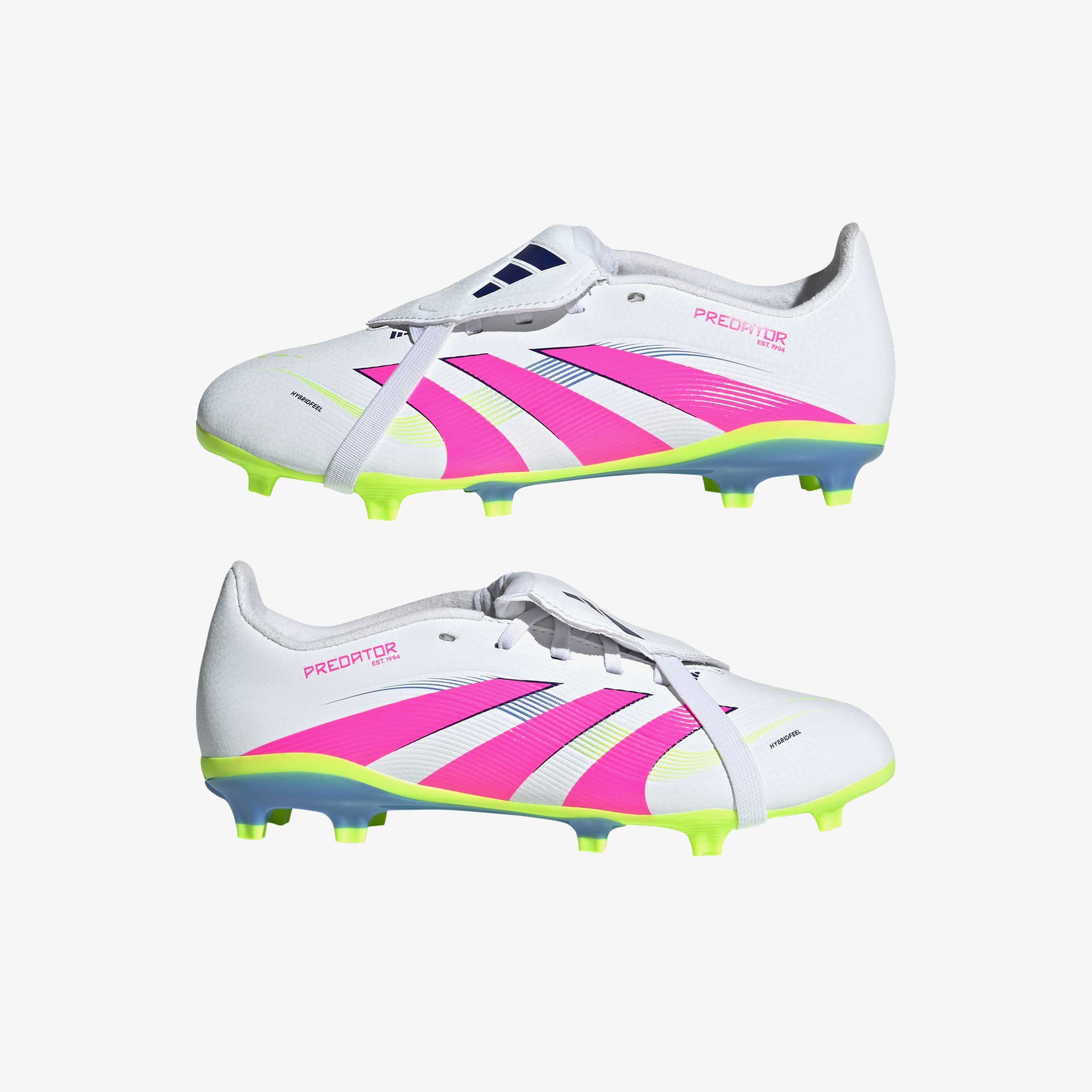 adidas Predator League Fold Over Tongue Çocuk Beyaz Çim Saha Kramponu