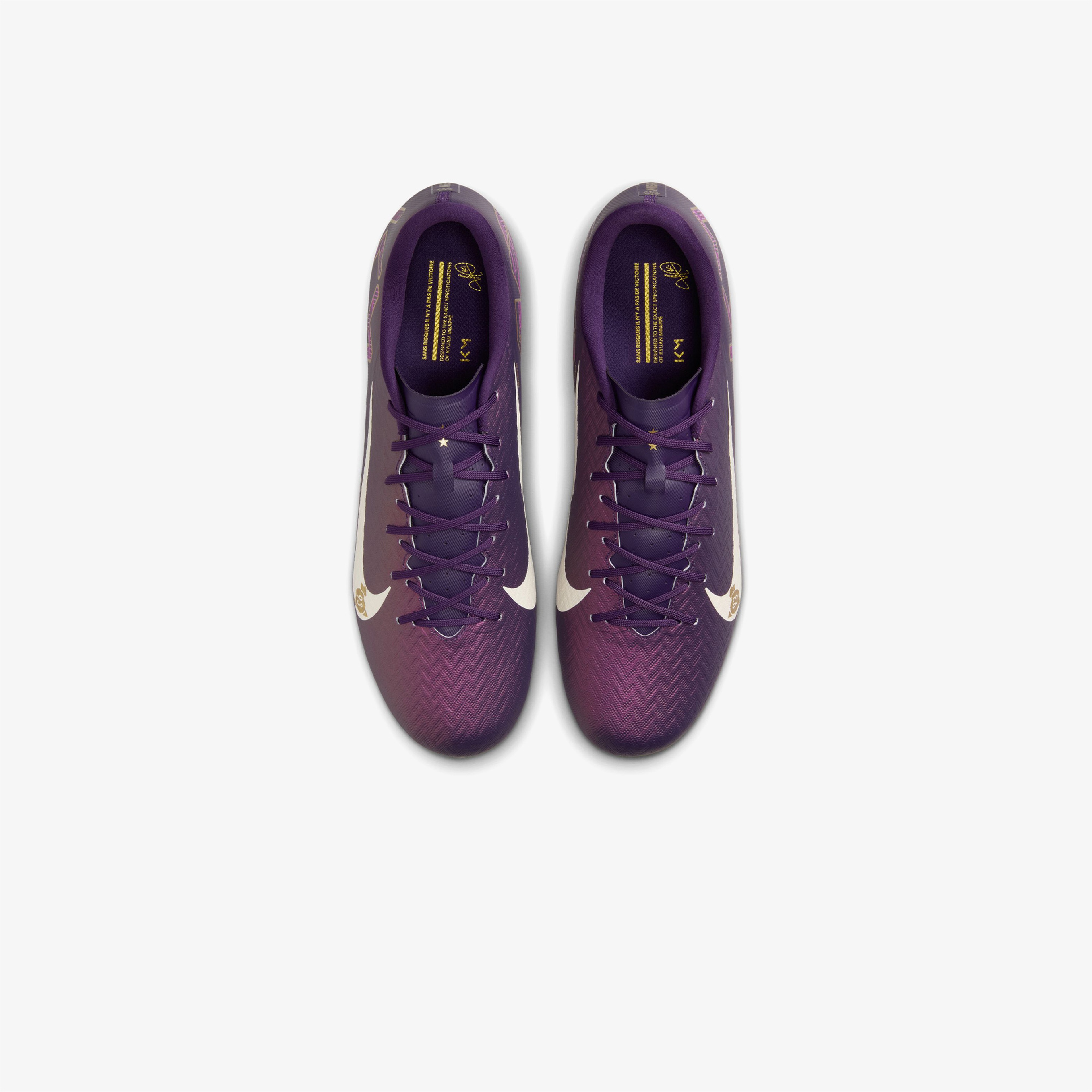 Nike Mercurial Vapor 16 Academy "Kylian Mbappe" Erkek Mor Çim Saha Kramponu