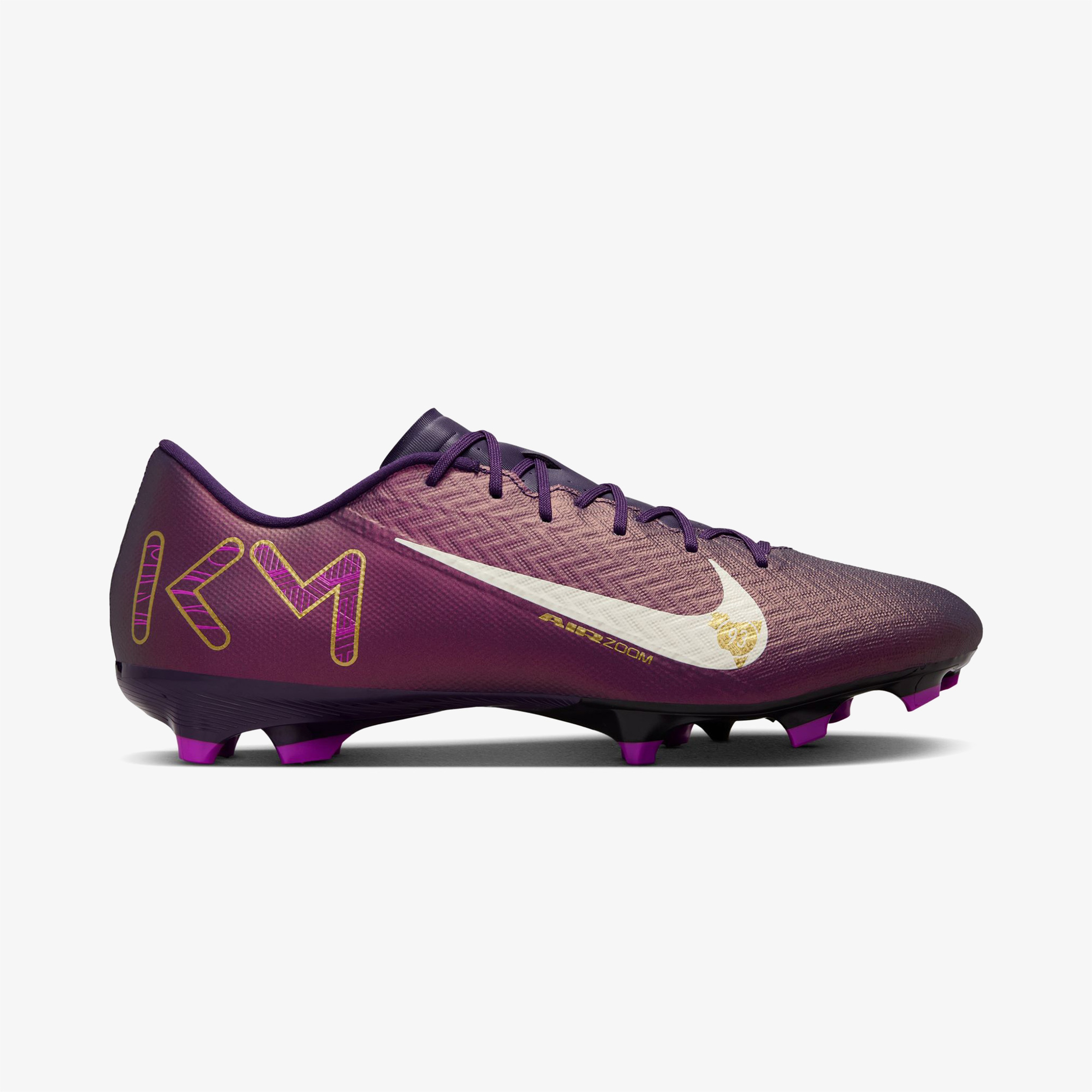 Nike Mercurial Vapor 16 Academy "Kylian Mbappe" Erkek Mor Çim Saha Kramponu