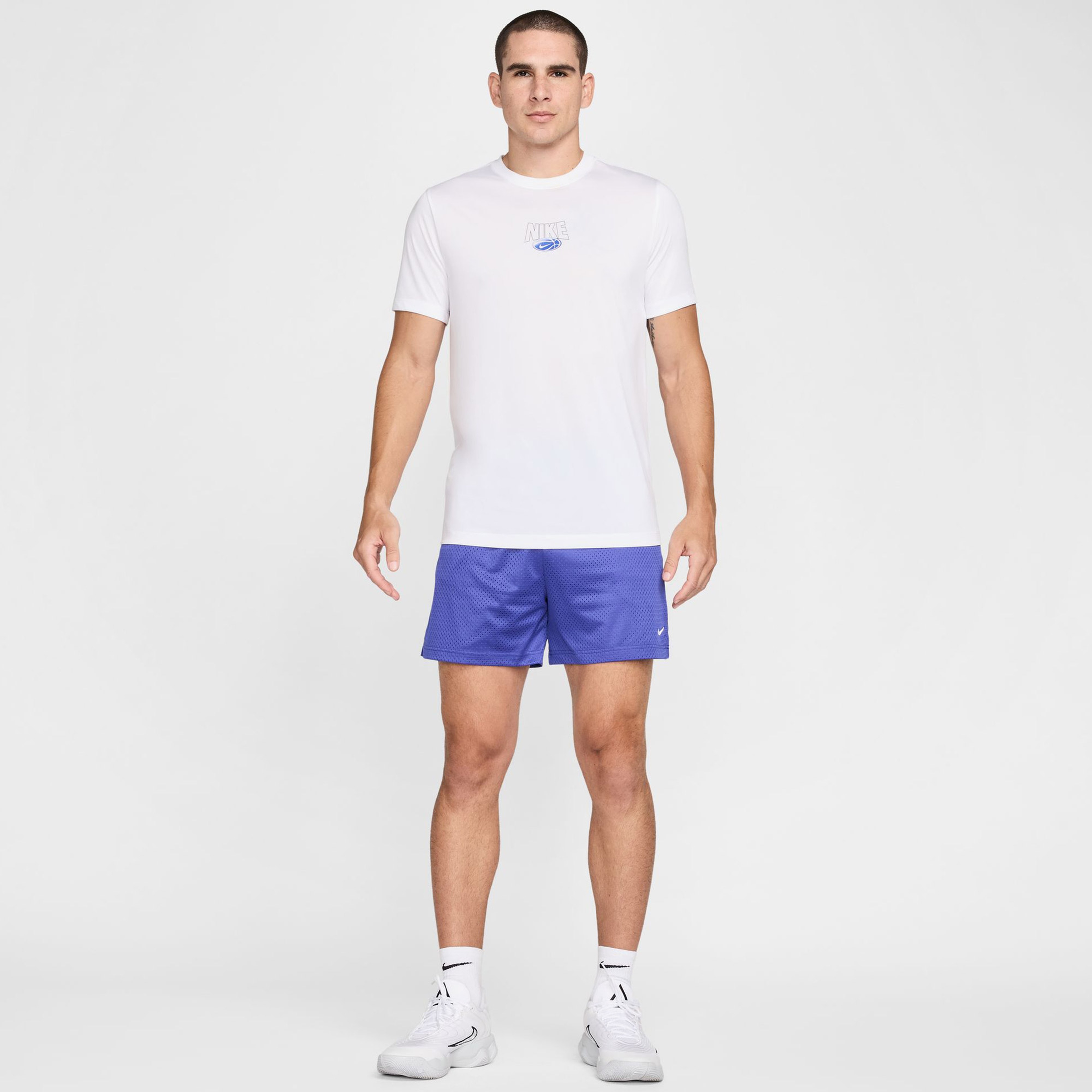 Nike Sportswear Dri-FIT 5 Erkek Mor Basketbol Şortu