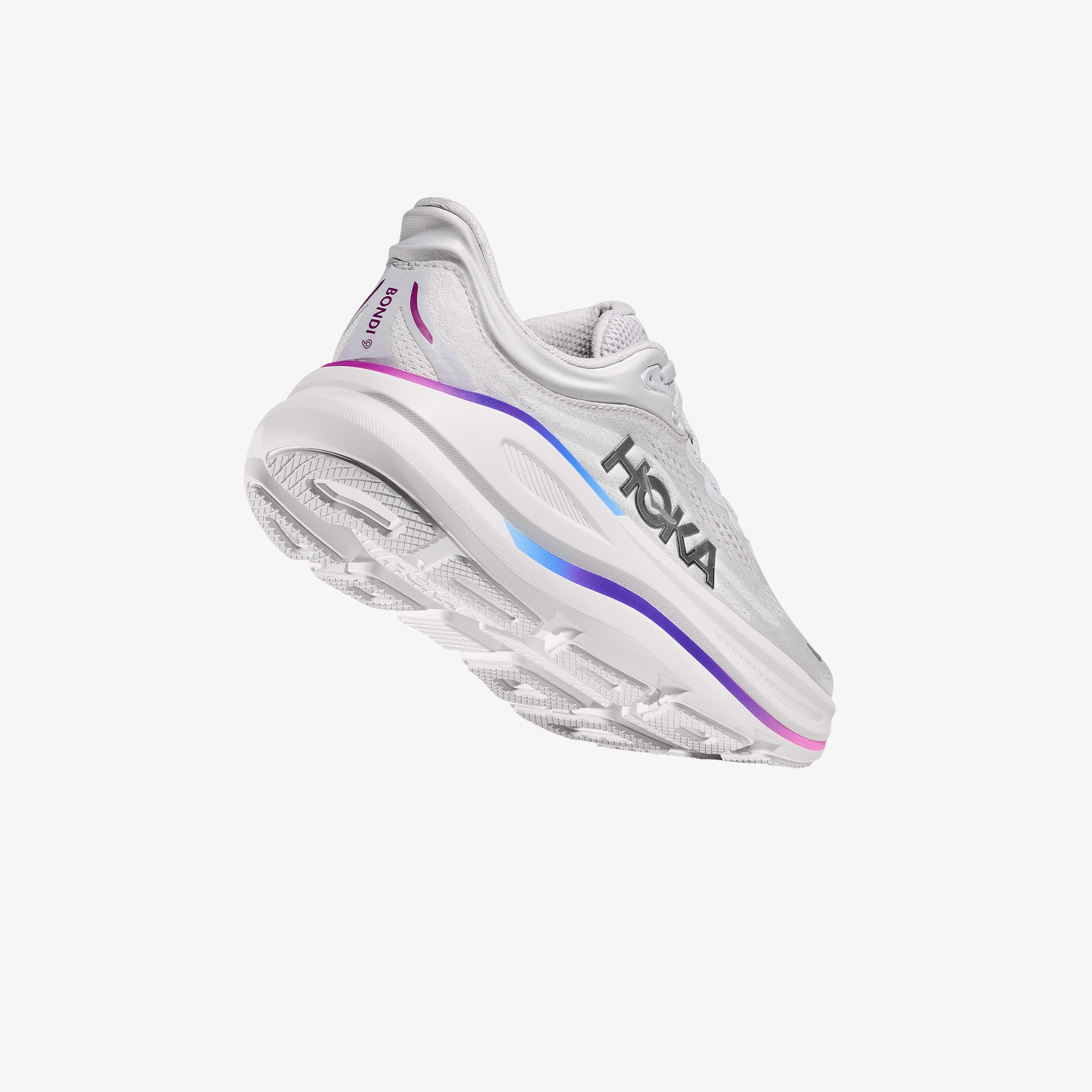 Hoka Bondi 9 Kadın Gri Yol Koşu Ayakkabısı