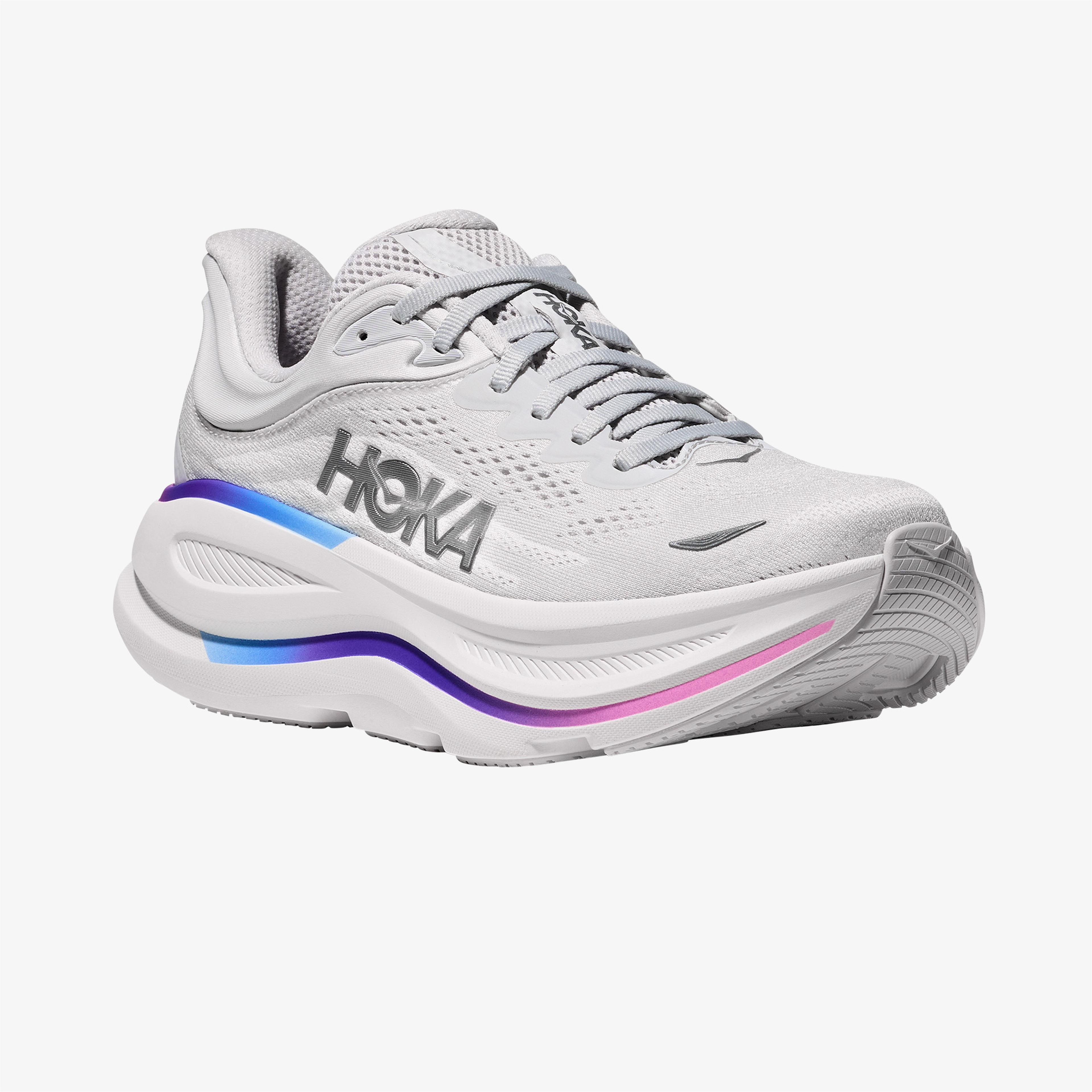 Hoka Bondi 9 Kadın Gri Yol Koşu Ayakkabısı