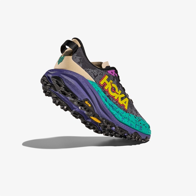 Hoka Hoka Speedgoat 6 Erkek Mor Arazi Koşu Ayakkabısı Occasion'da! Mor - 3. görsel