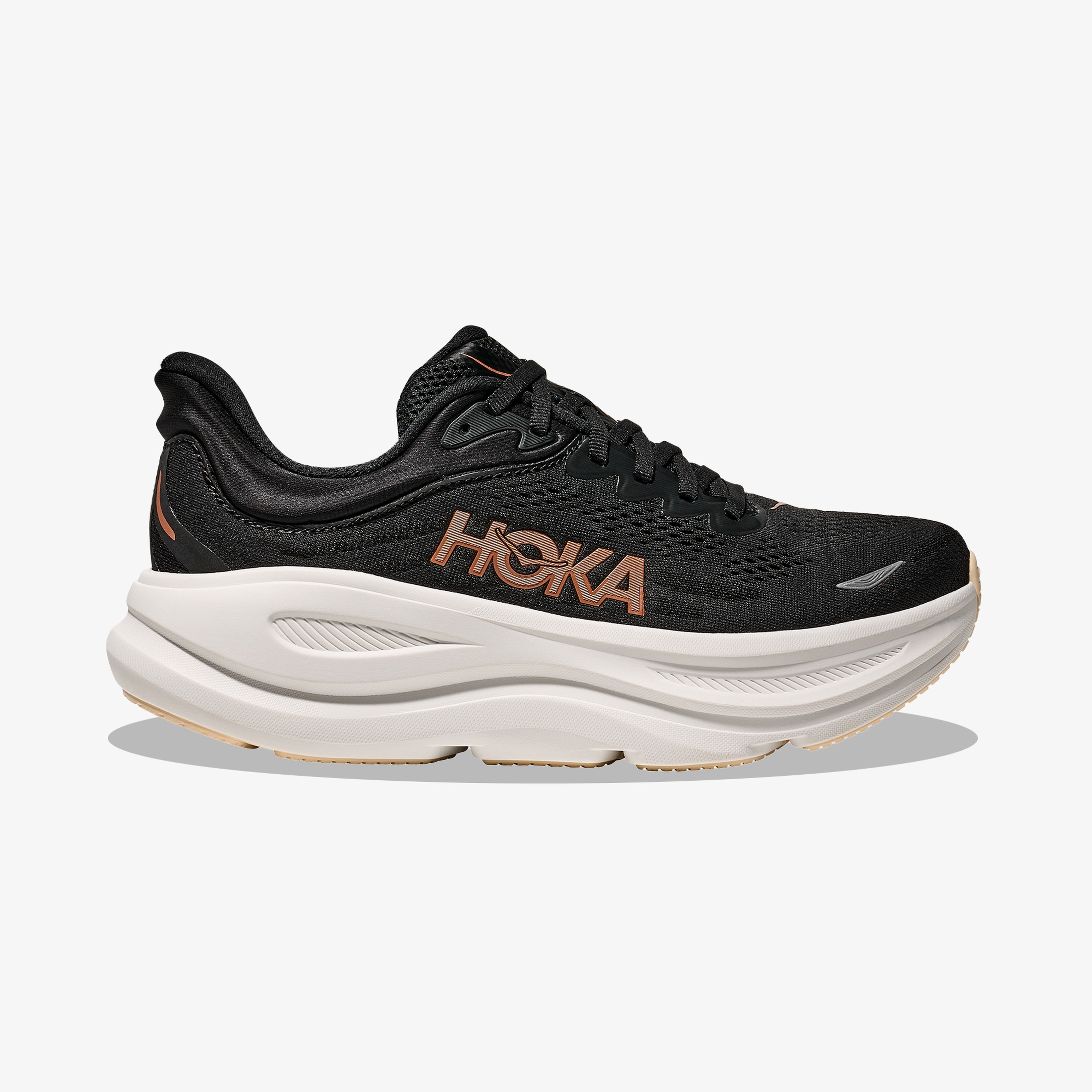 Hoka Bondi 9 Kadın Siyah Yol Koşu Ayakkabısı